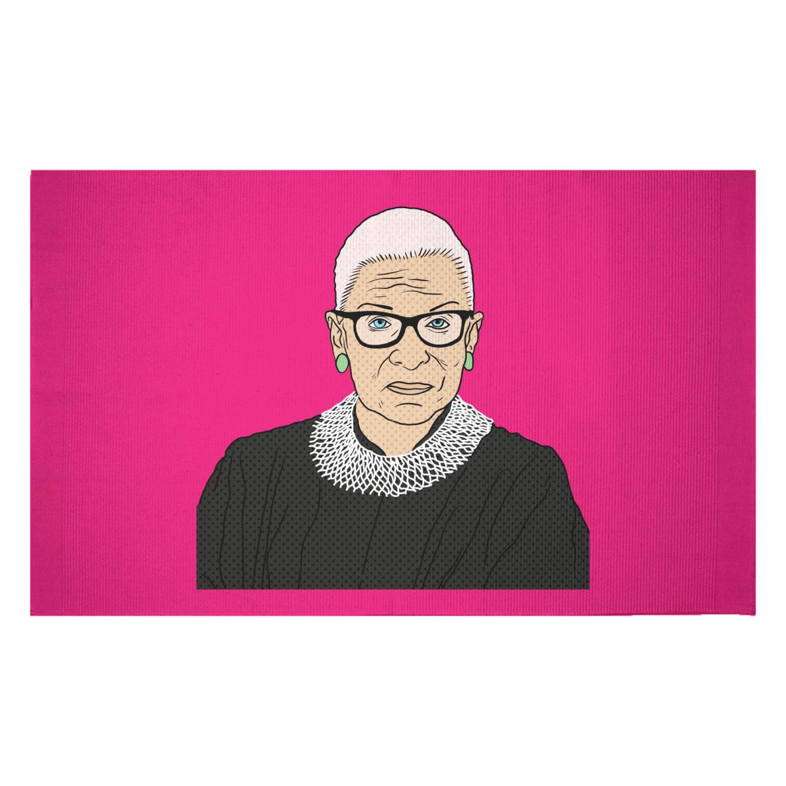 Pop Art Ginsburg Woven Rug - Small