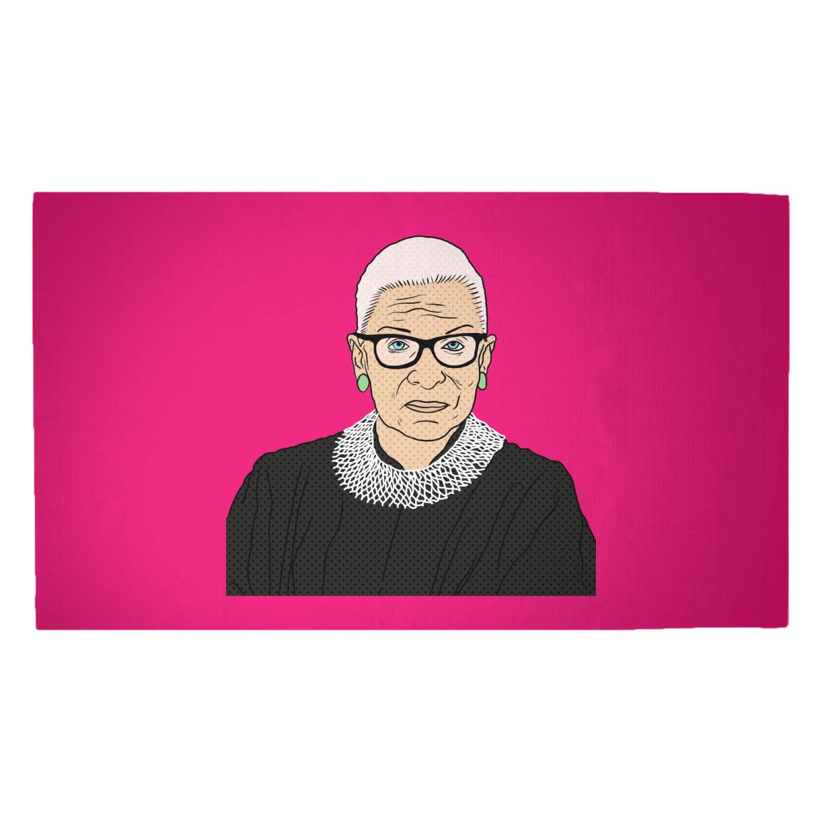 Pop Art Ginsburg Woven Rug - Medium