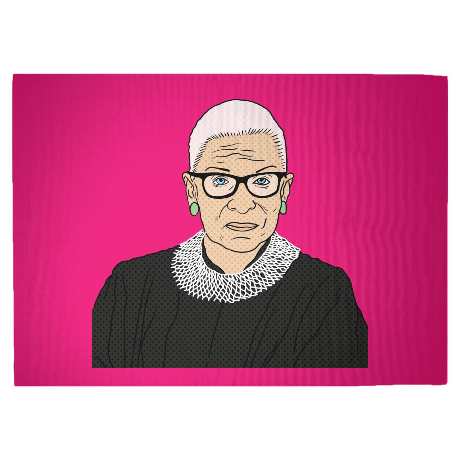 Pop Art Ginsburg Woven Rug - Large