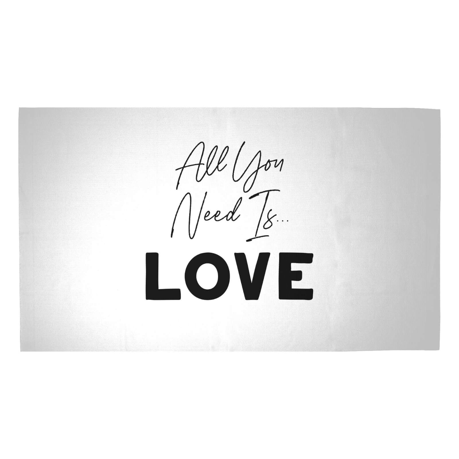 All You Need Is Love Woven Rug - Medium