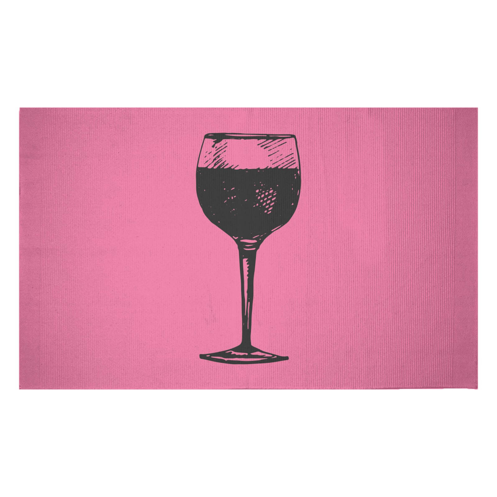 Red Wine Woven Rug - Small