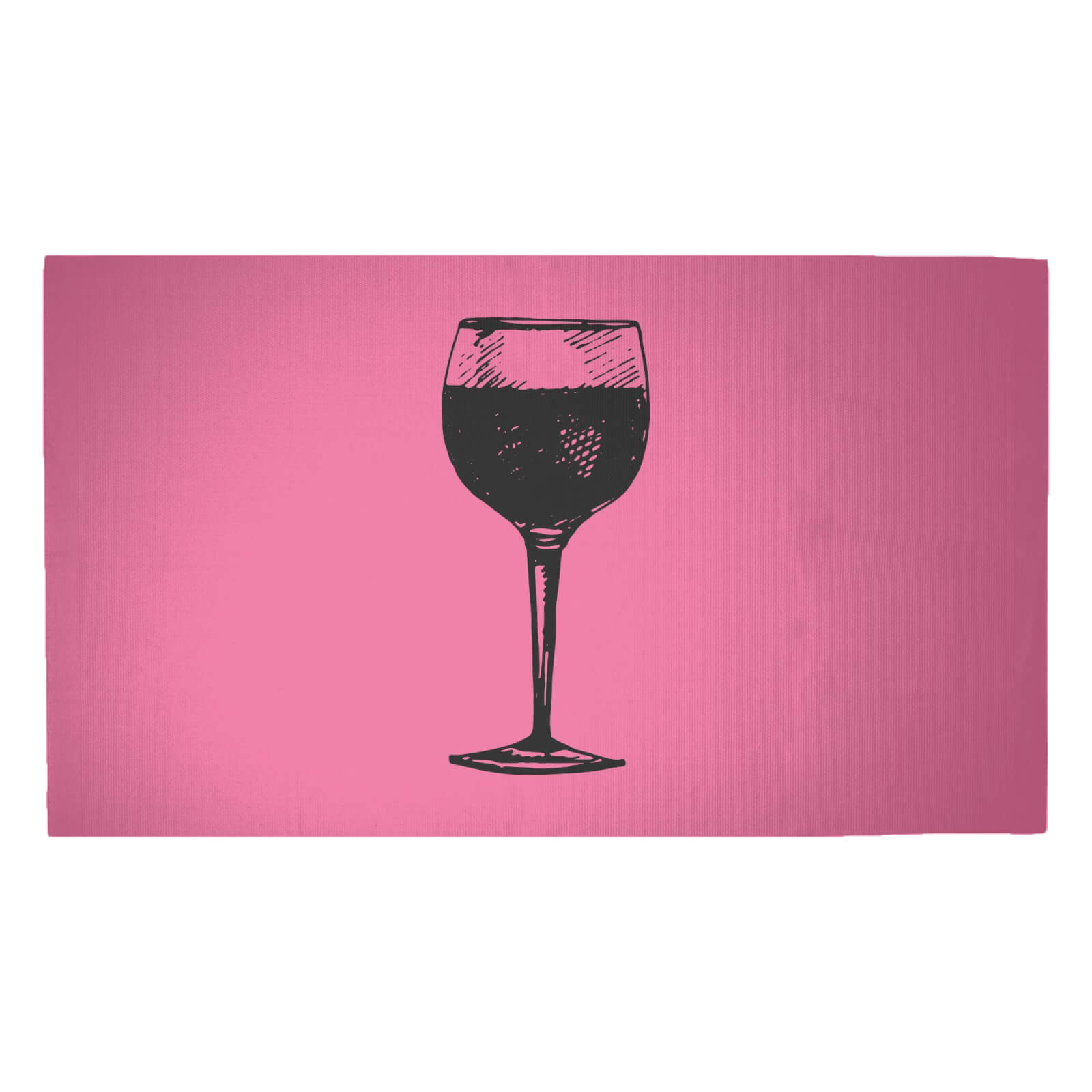 Red Wine Woven Rug - Medium