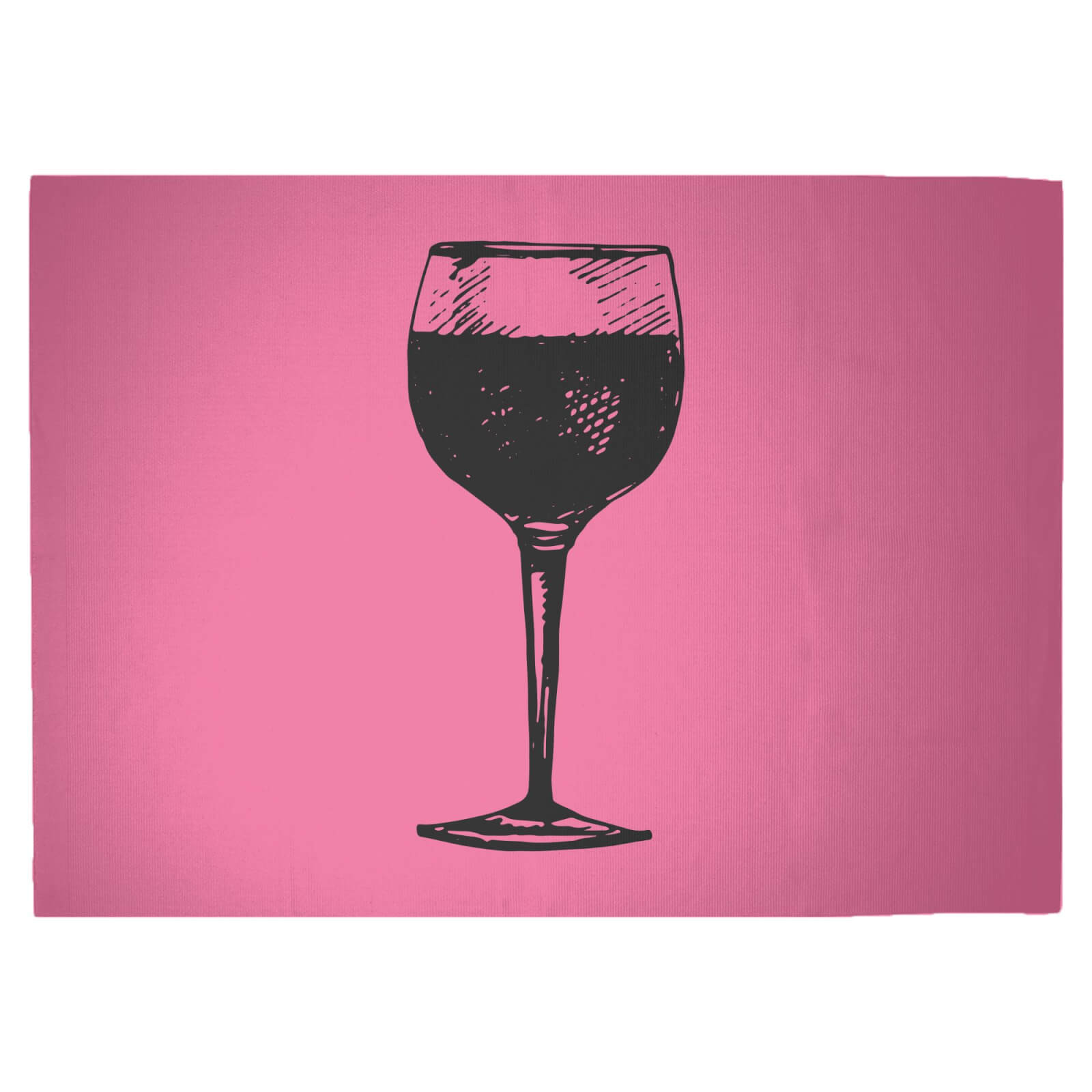 Red Wine Woven Rug - Large