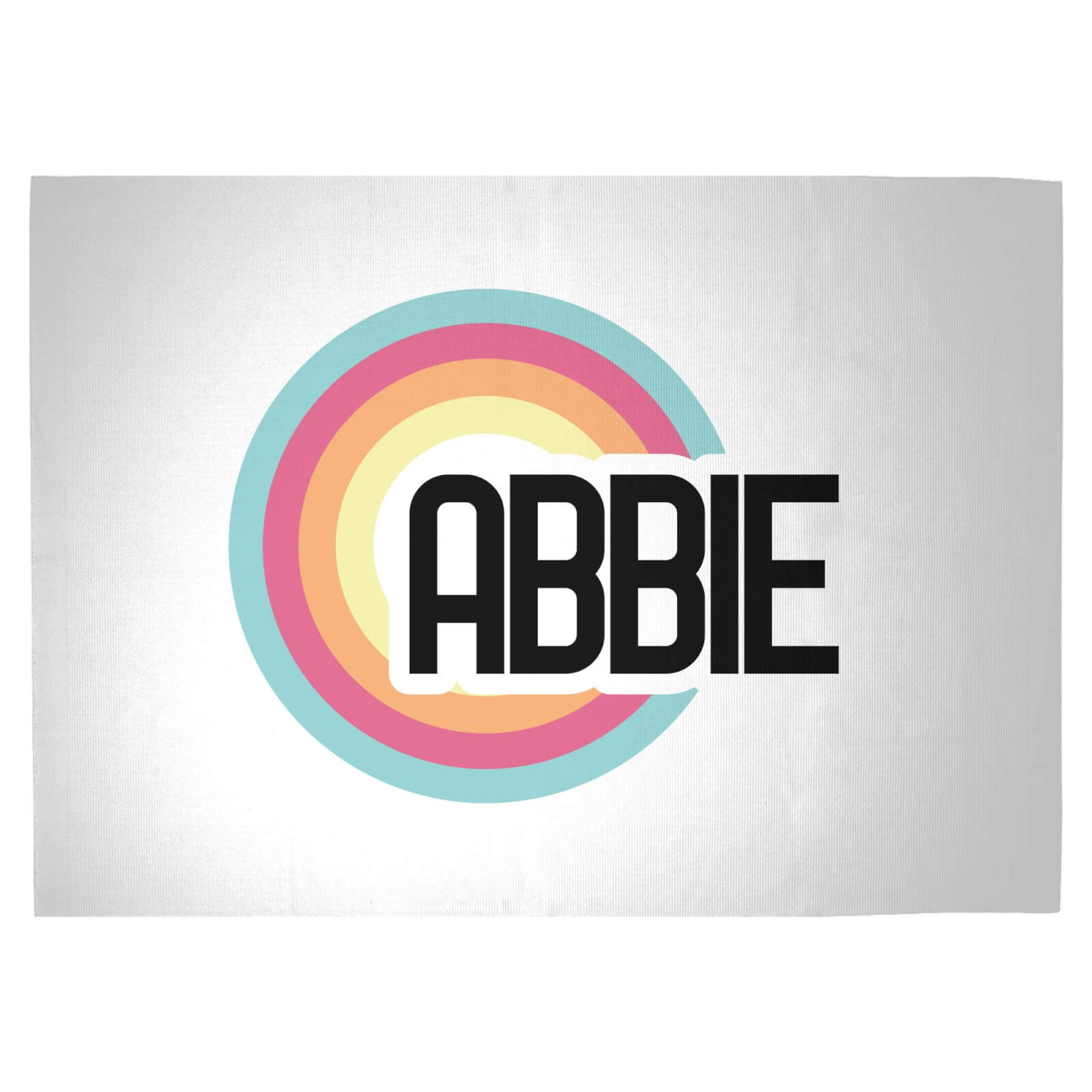 Abbie Rainbow Woven Rug - Large