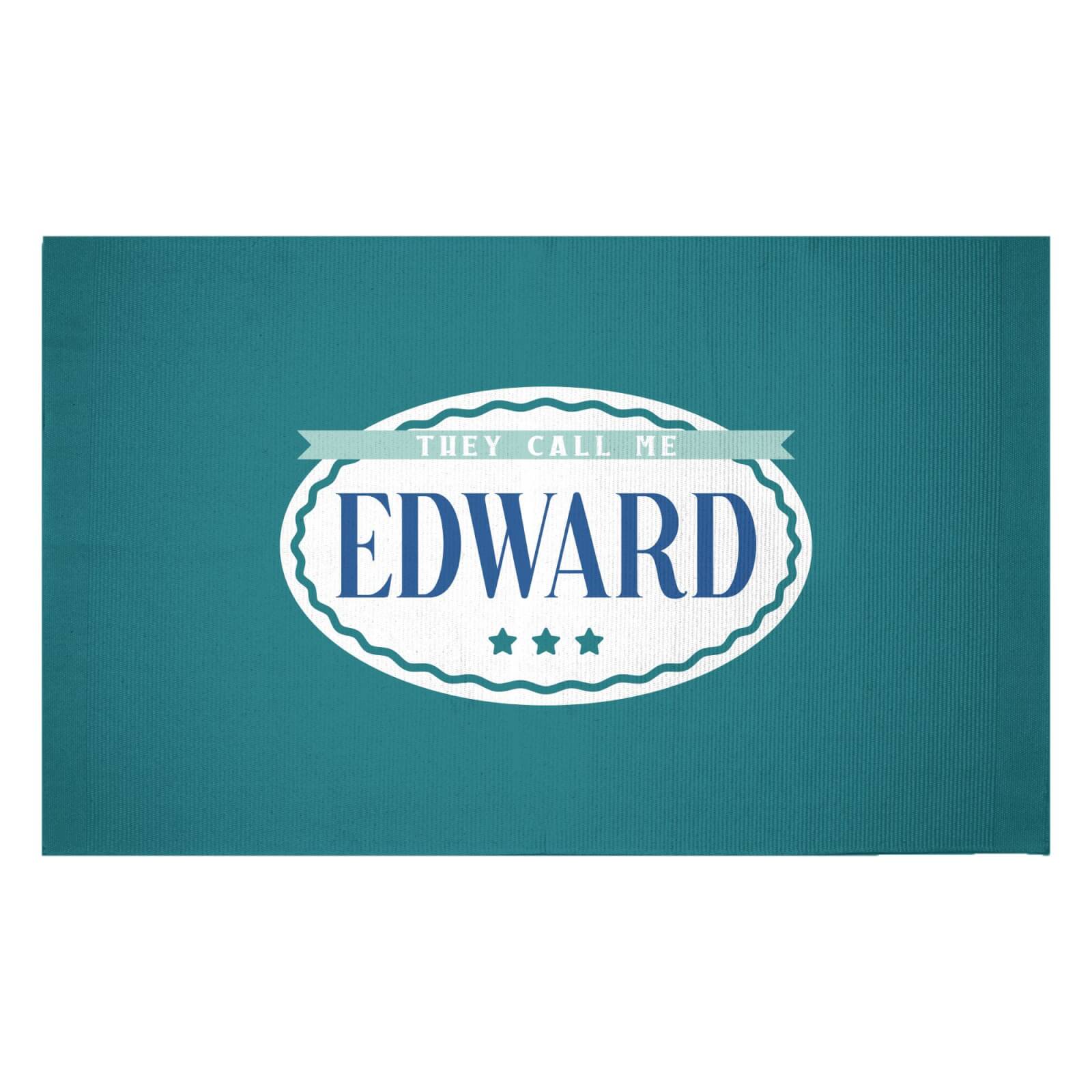 They Call Me Edward Woven Rug - Small