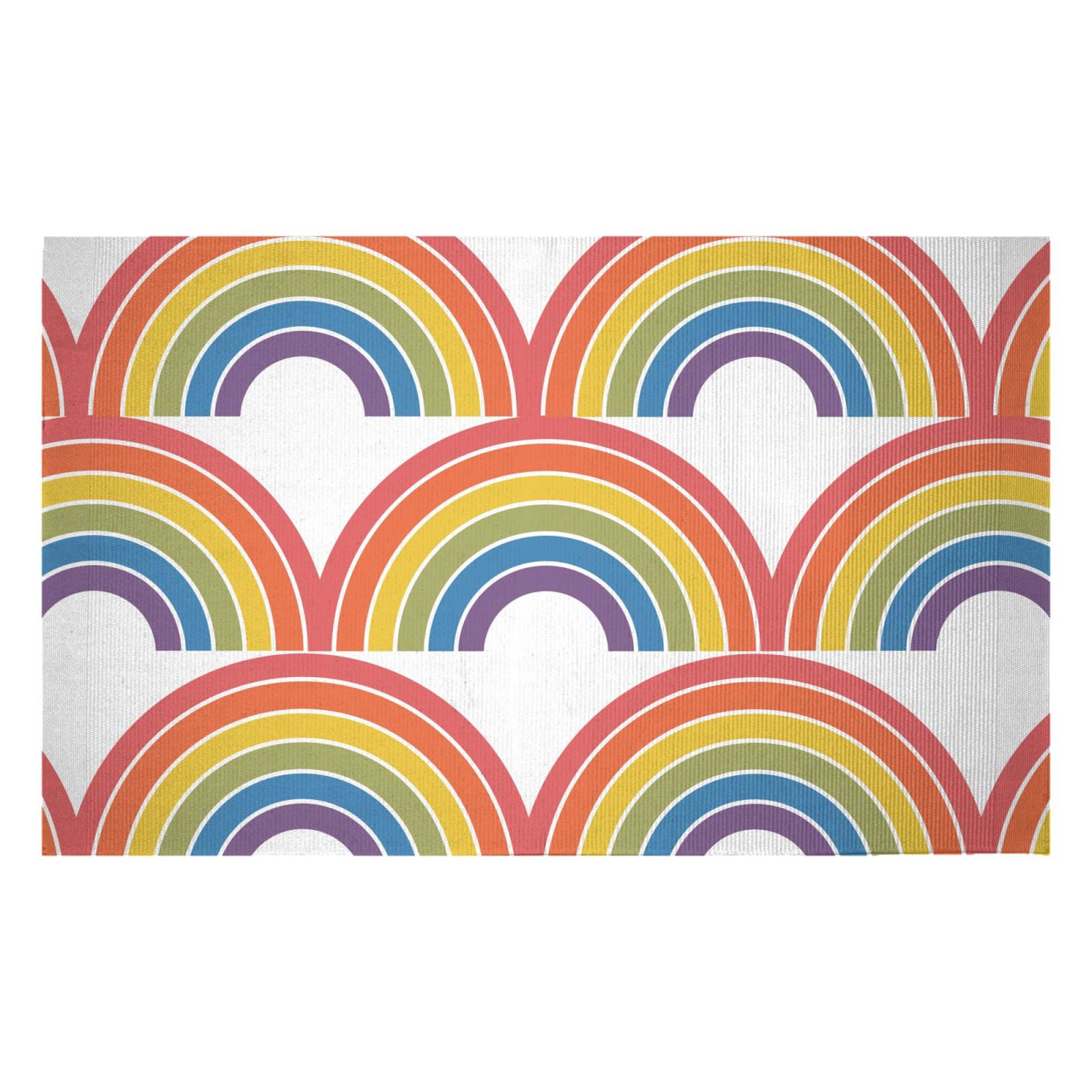 Rainbows Woven Rug - Small