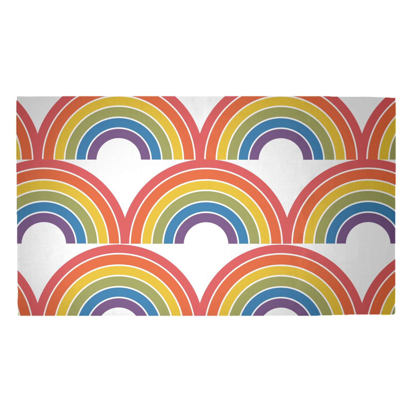 Rainbows Woven Rug - Medium