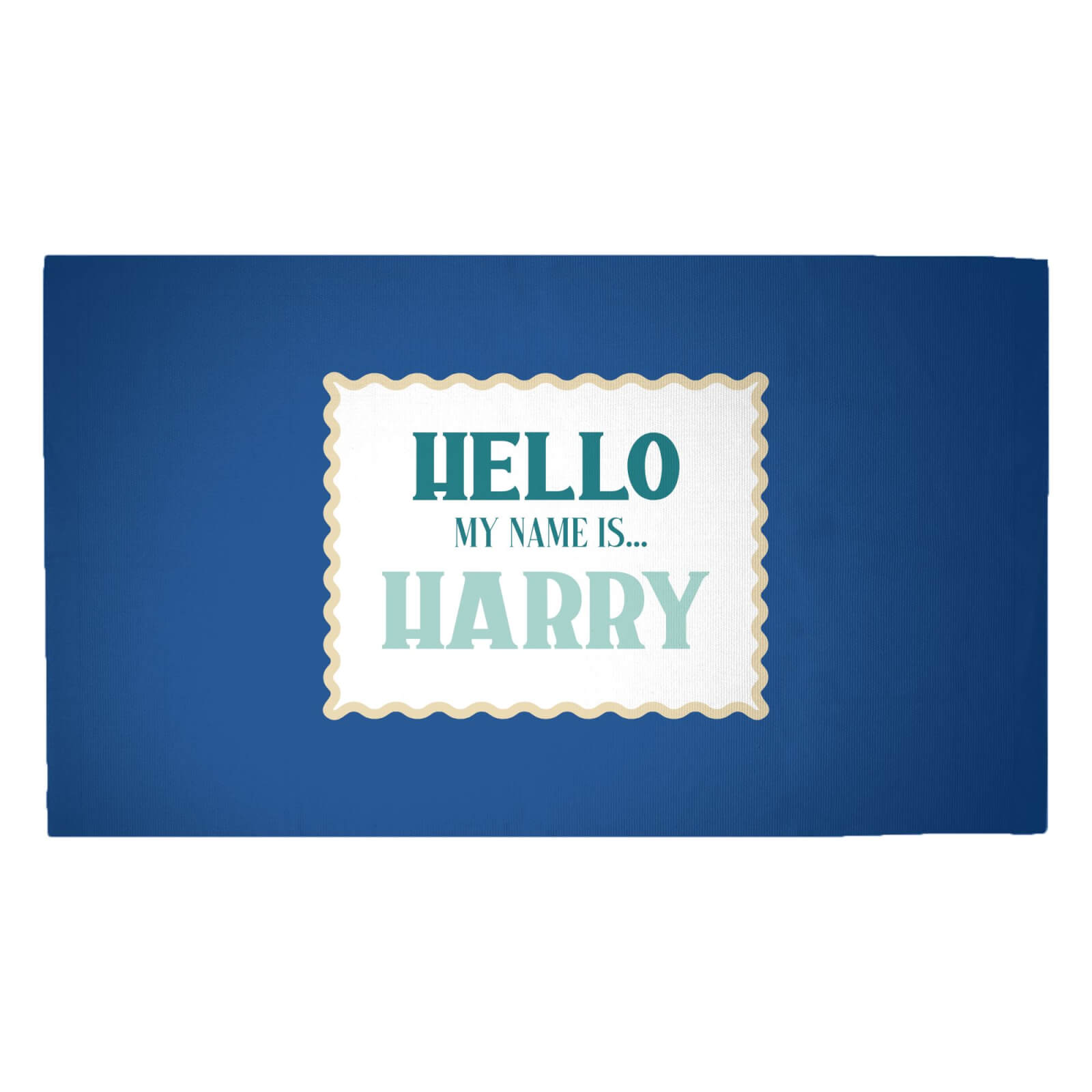 Hello, My Name Is Harry Woven Rug - Medium