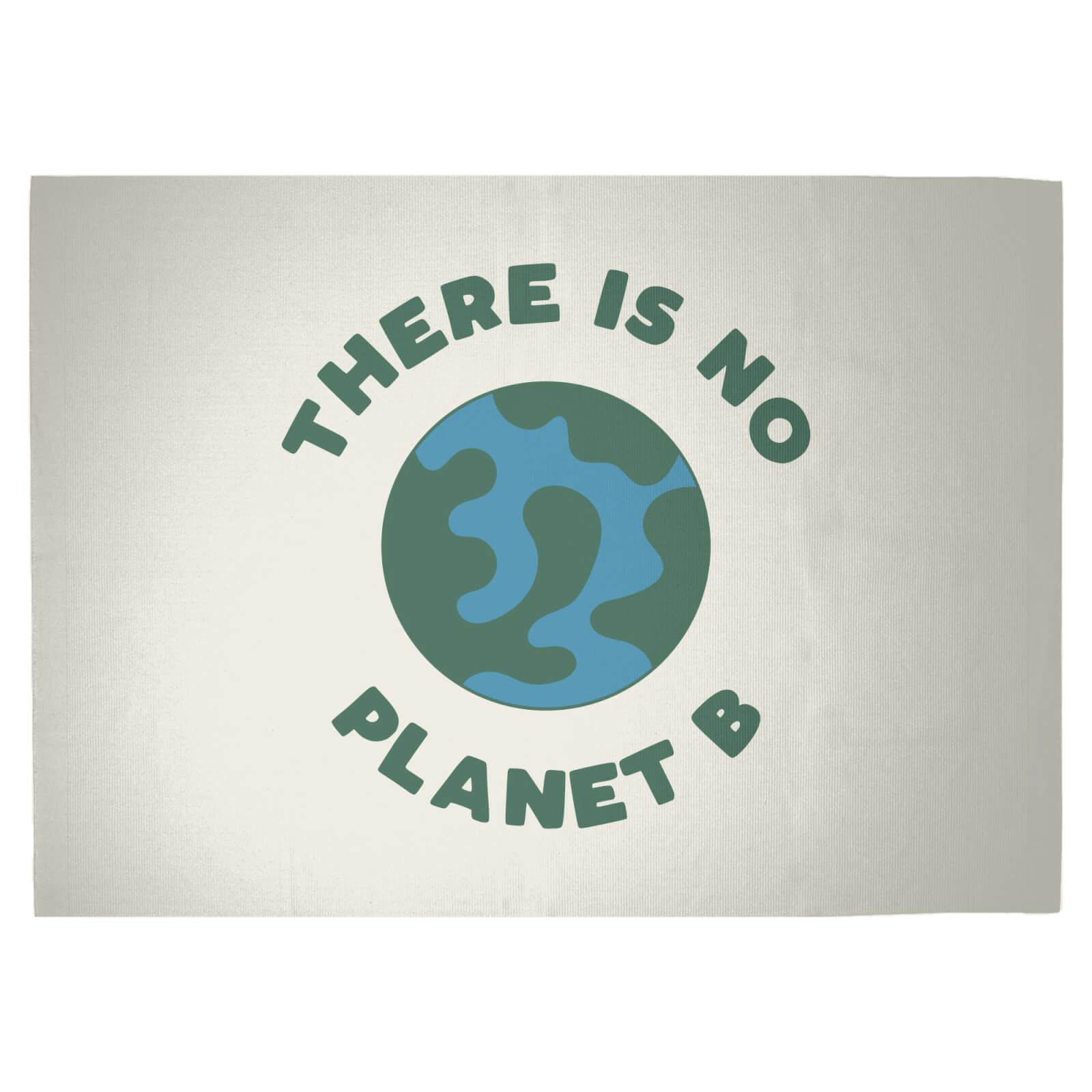 There Is No Planet B Woven Rug - Large