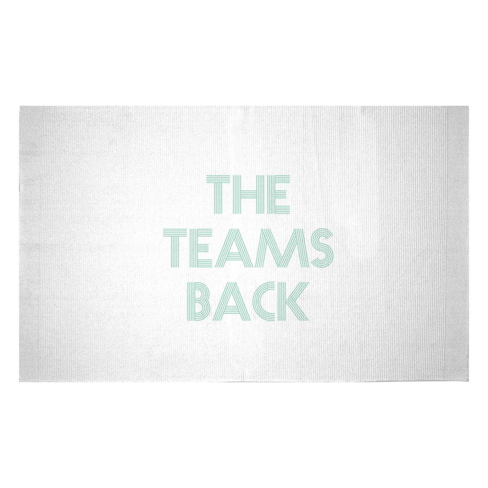The Teams Back Woven Rug - Small