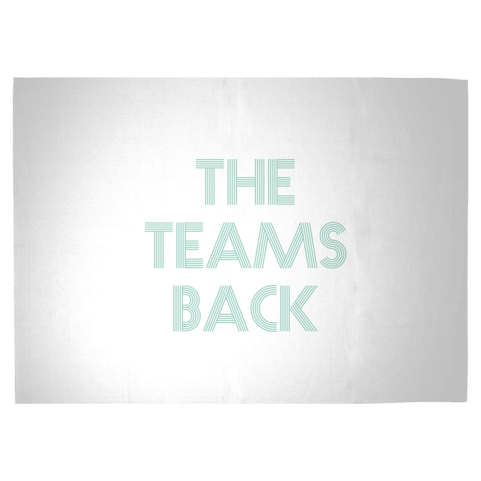 The Teams Back Woven Rug - Large