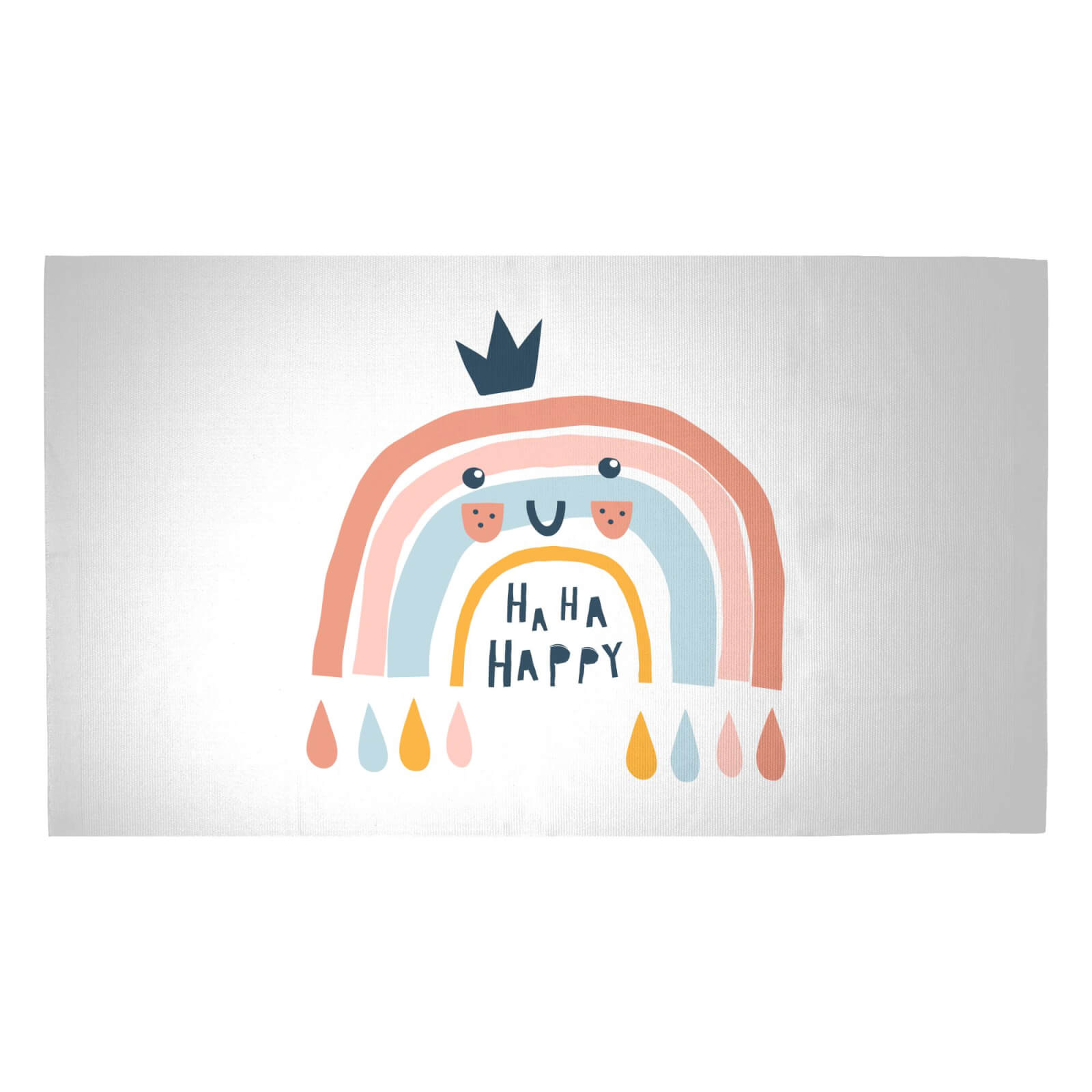 Ha Ha Happy Woven Rug - Medium