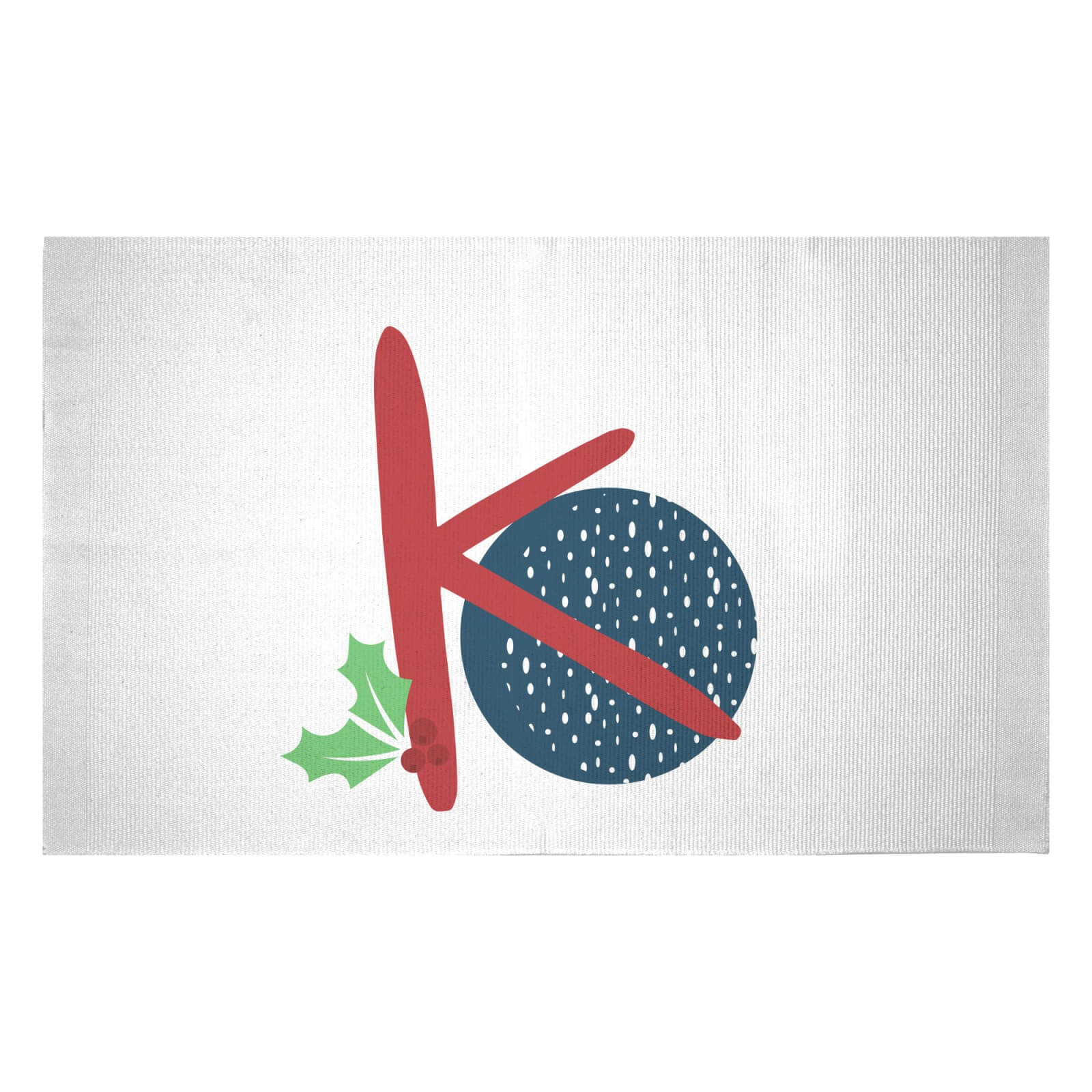 K Woven Rug - Small