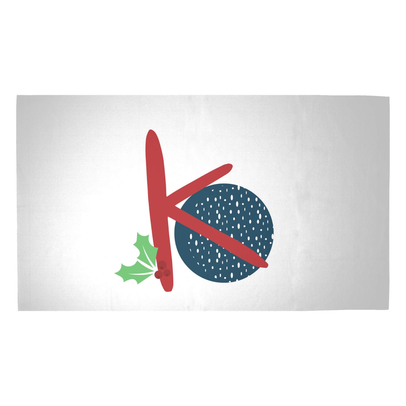 K Woven Rug - Medium