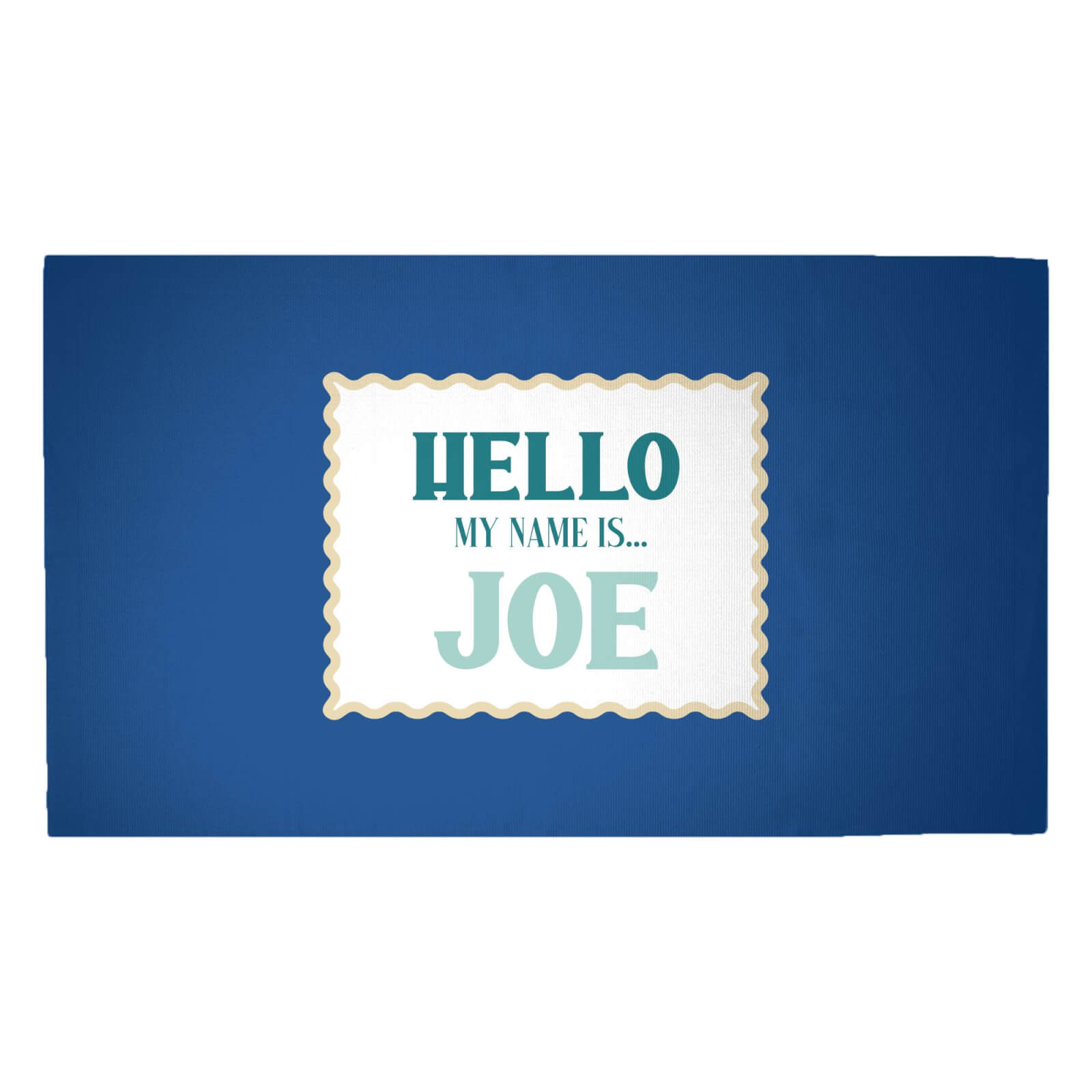 Hello, My Name Is Joe Woven Rug - Medium