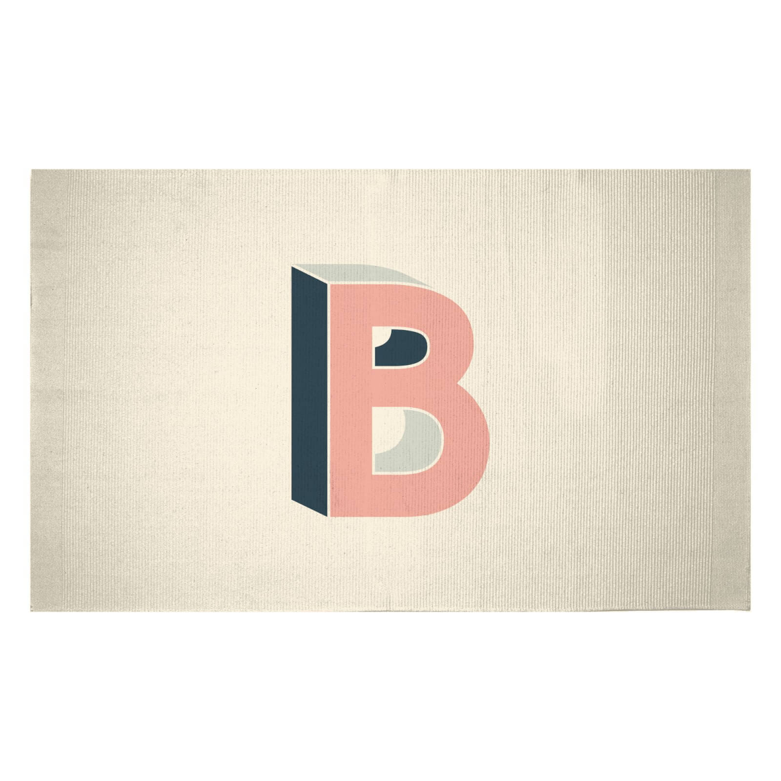B Woven Rug - Small