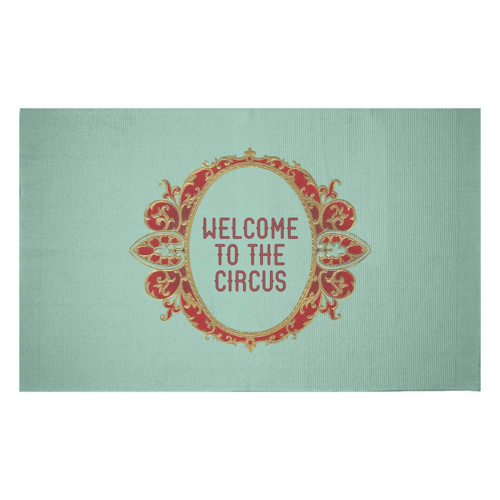 Welcome To The Circus Emblem Woven Rug - Small