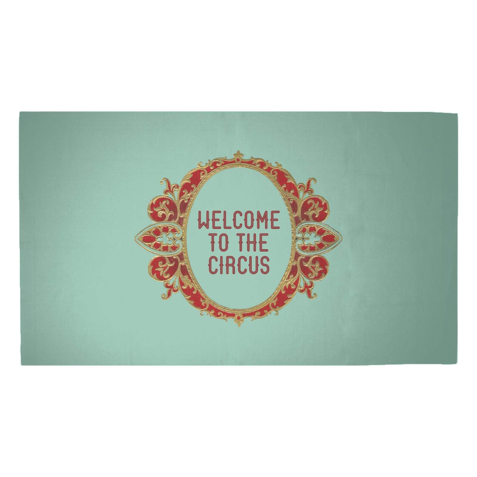 Welcome To The Circus Emblem Woven Rug - Medium