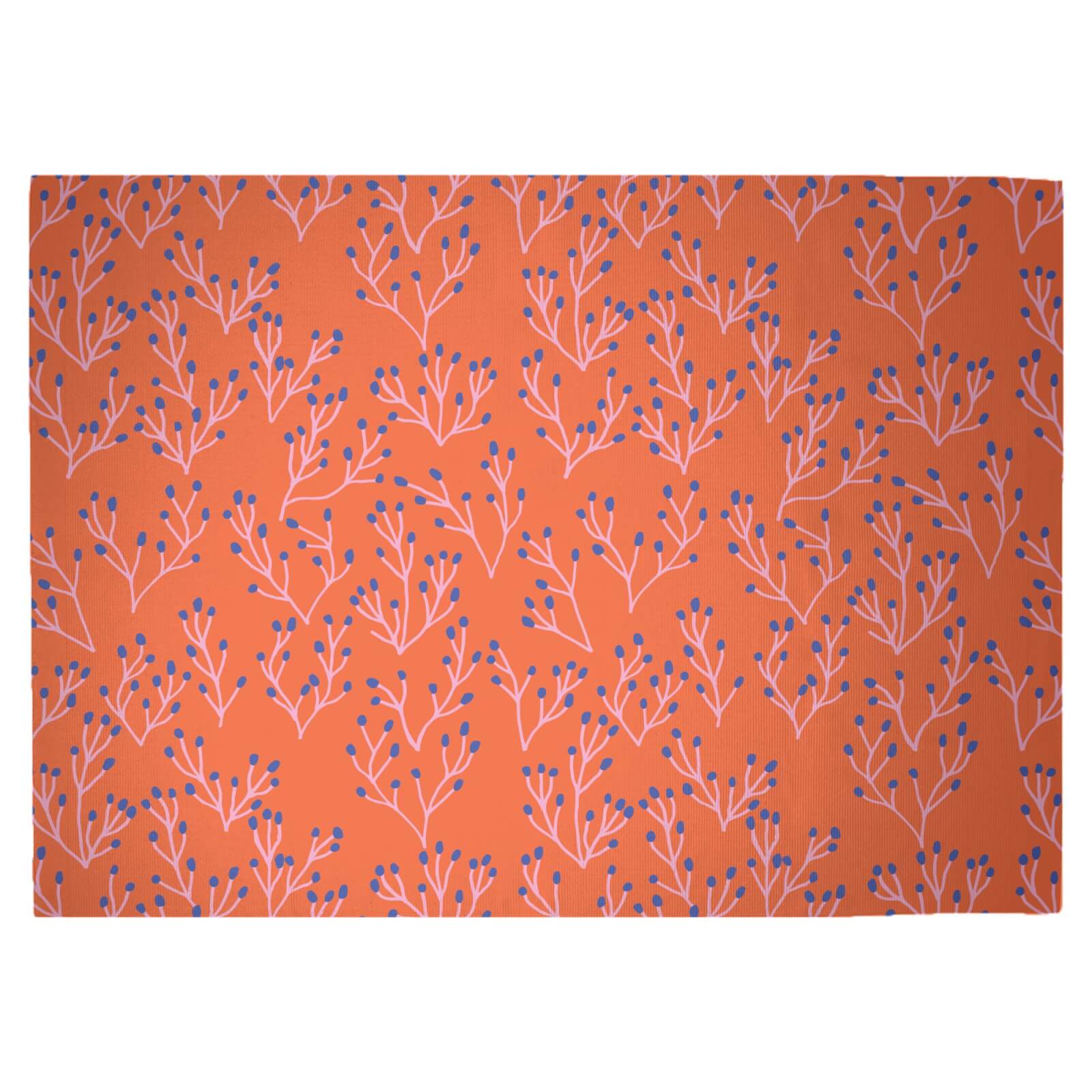 Coral Woven Rug - Large