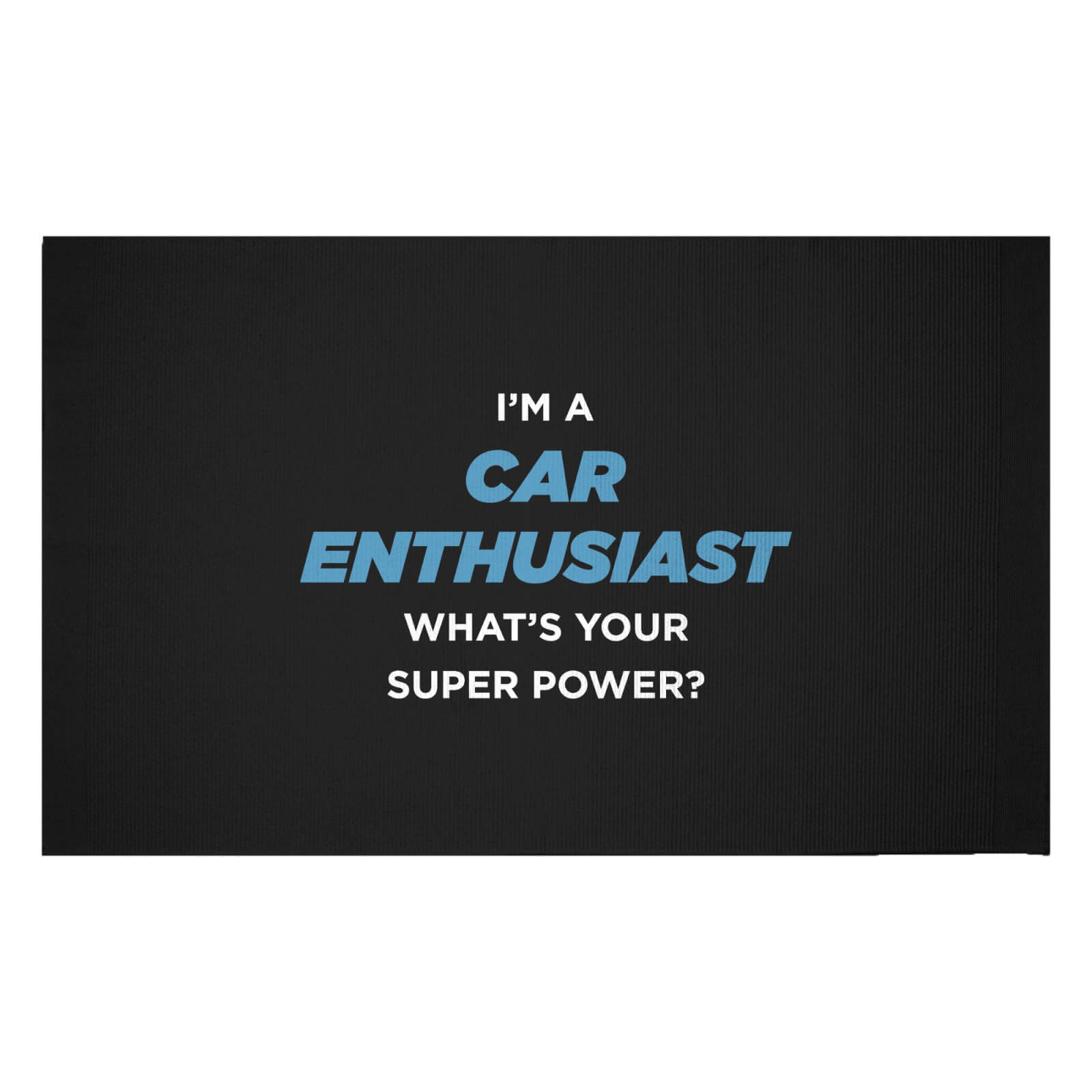Car Enthusiast Woven Rug - Small