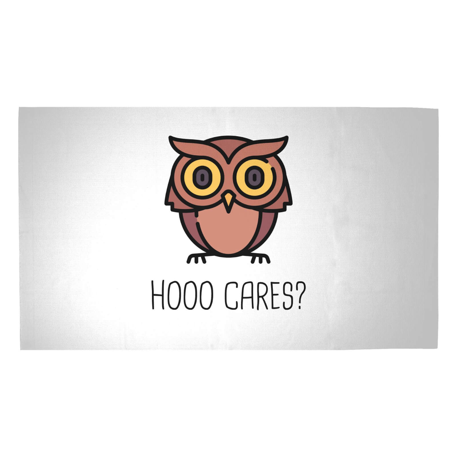 Hoo Cares? Woven Rug - Medium