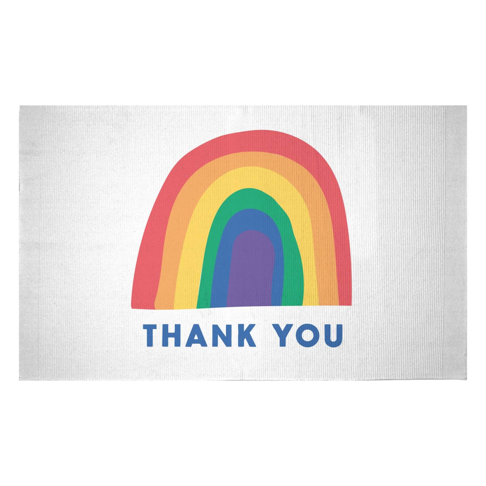 Thank You Woven Rug - Small