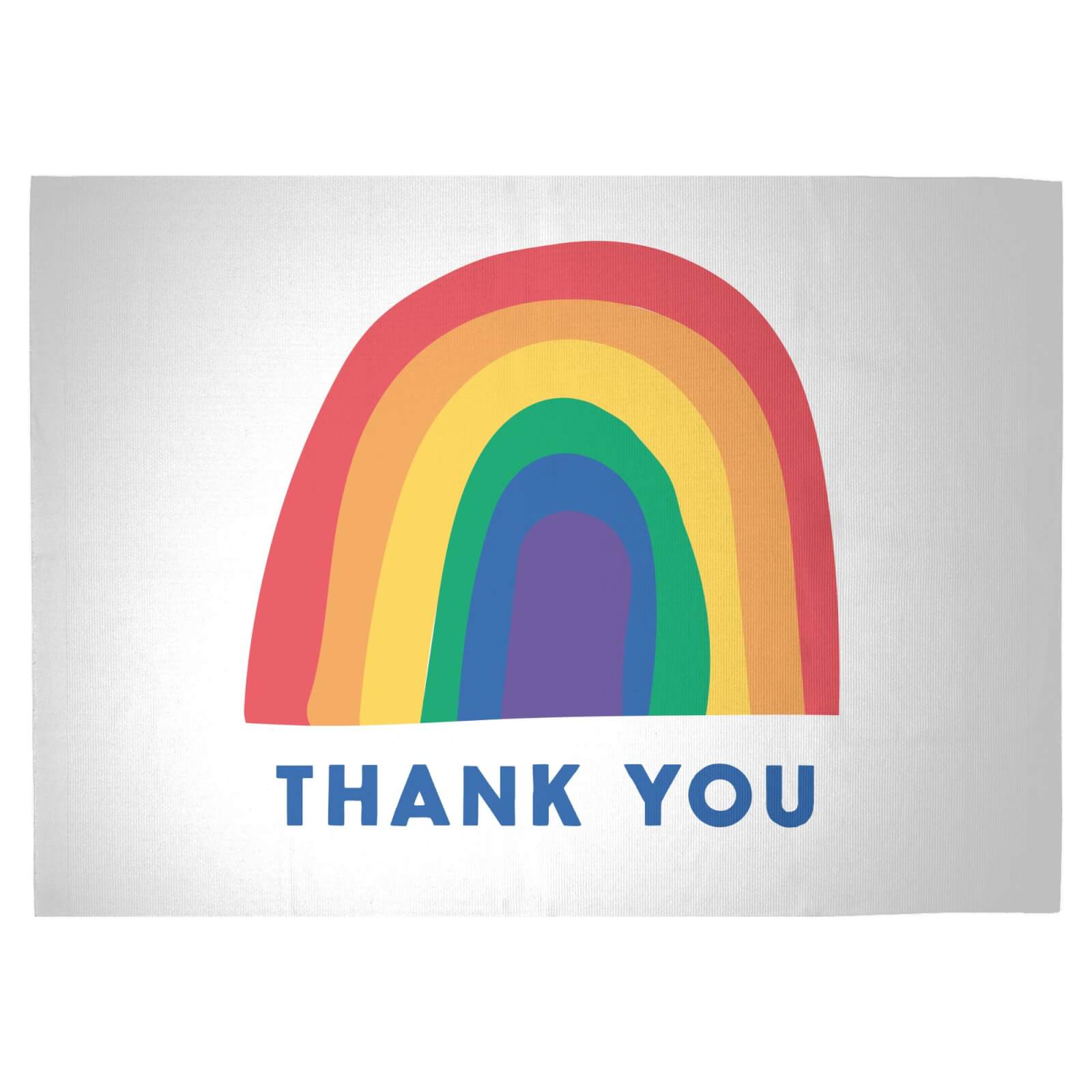 Thank You Woven Rug - Large