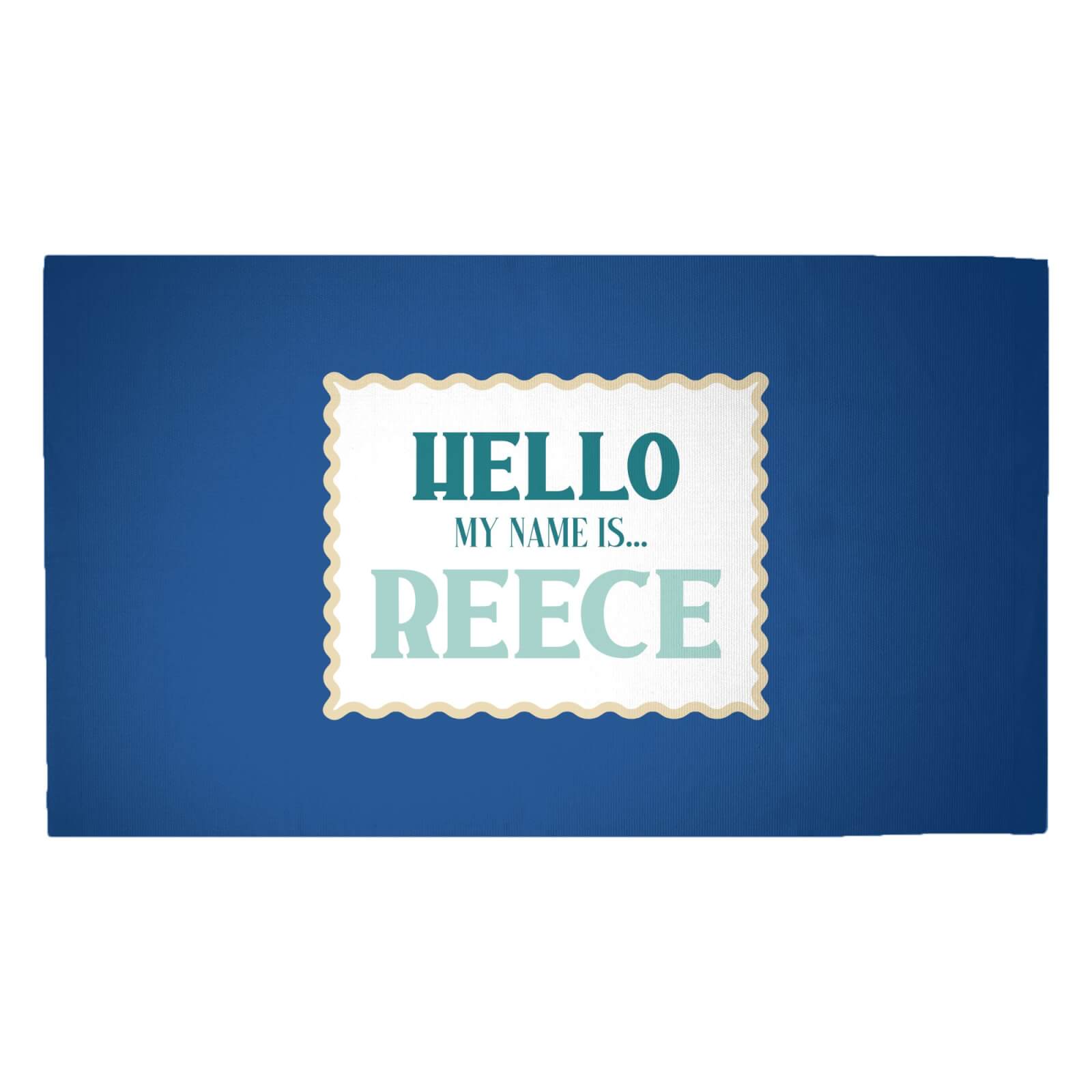 Hello, My Name Is Reece Woven Rug - Medium