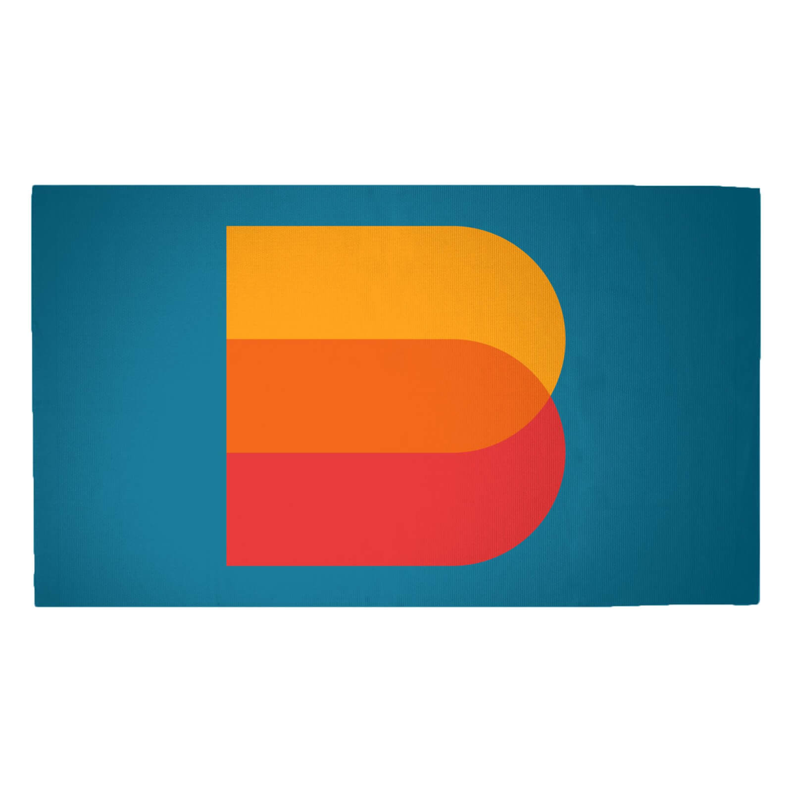 B Woven Rug - Medium