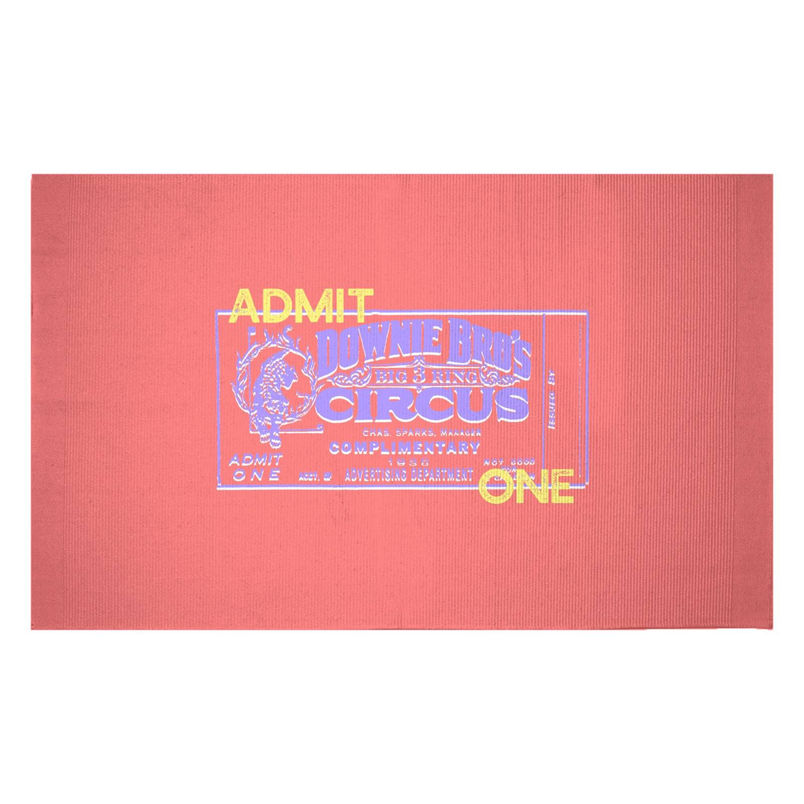 Circus Admittance Woven Rug - Small