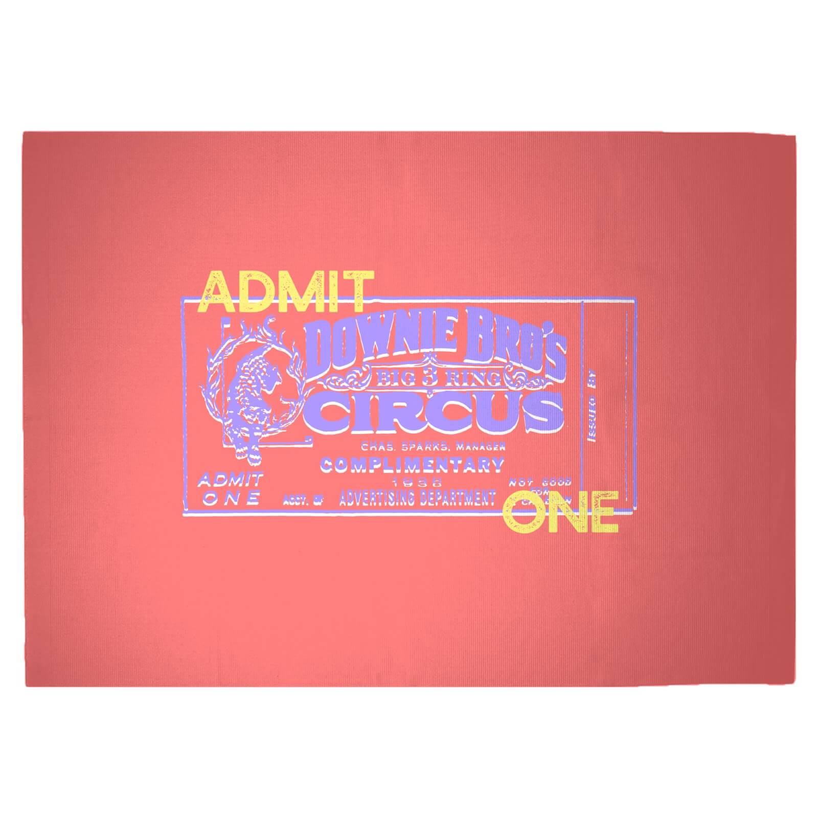 Circus Admittance Woven Rug - Large
