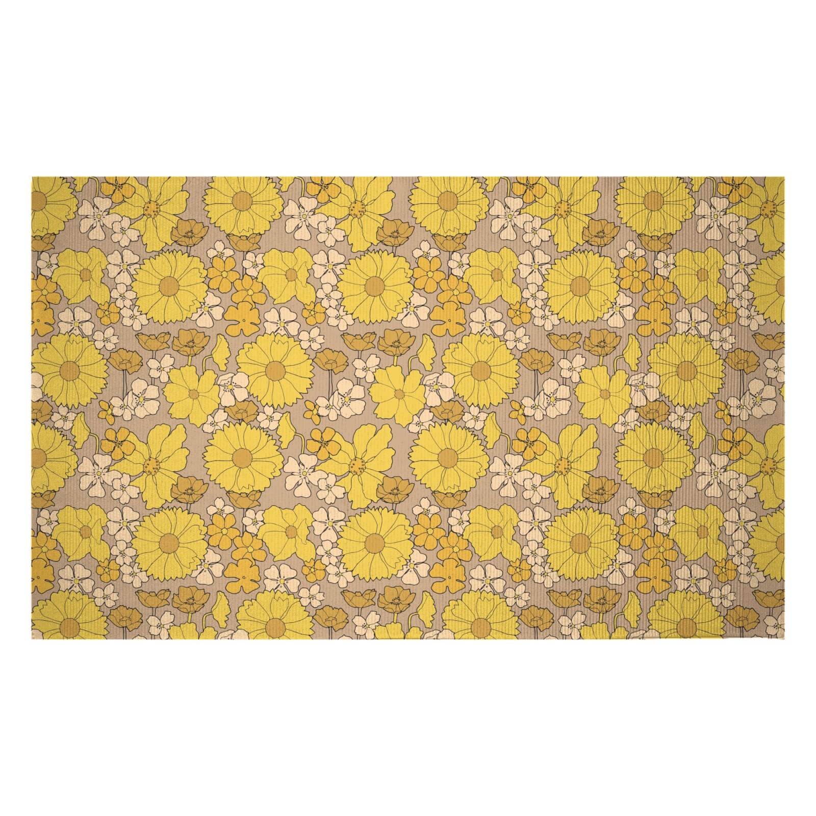 60s Wallpaper Woven Rug - Small