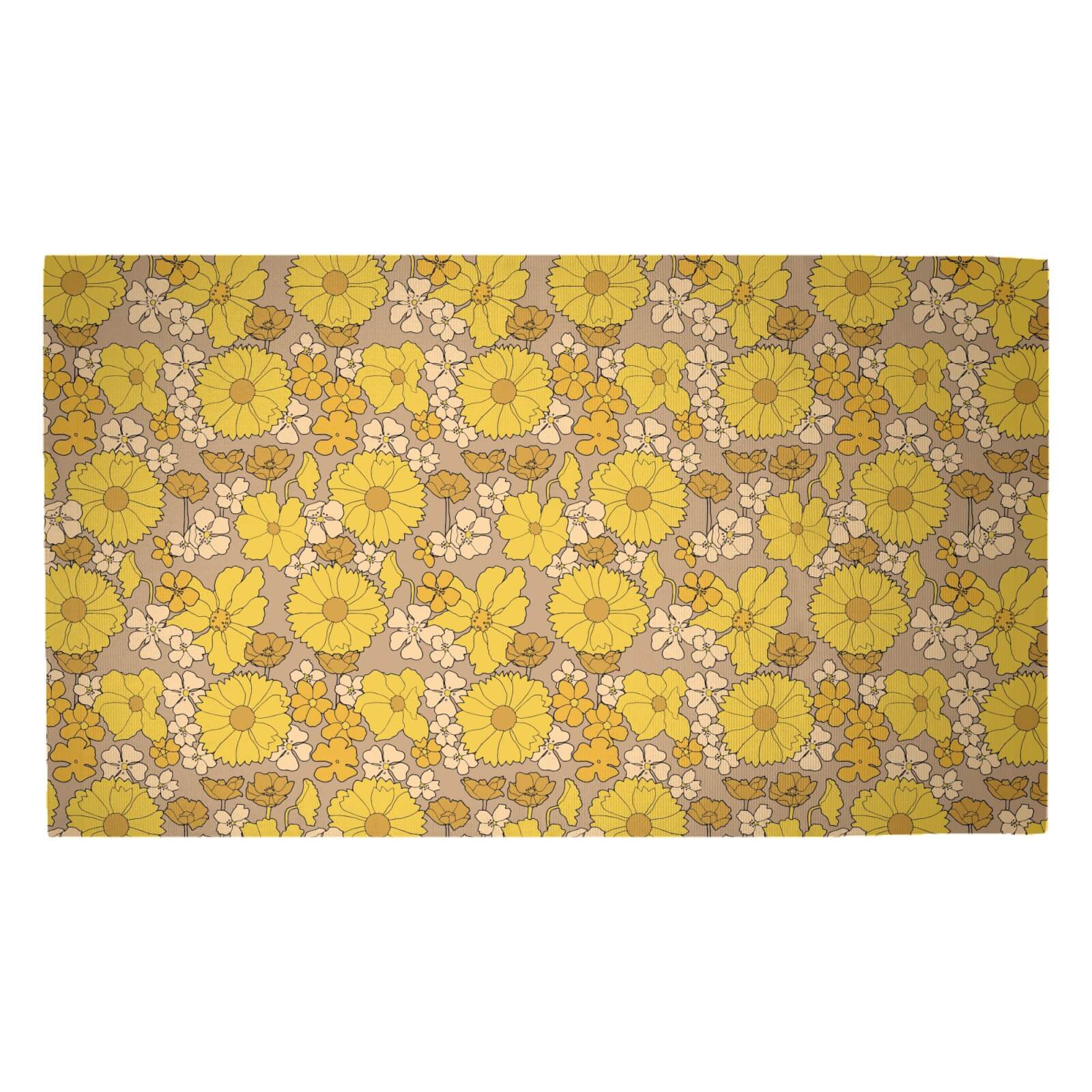 60s Wallpaper Woven Rug - Medium