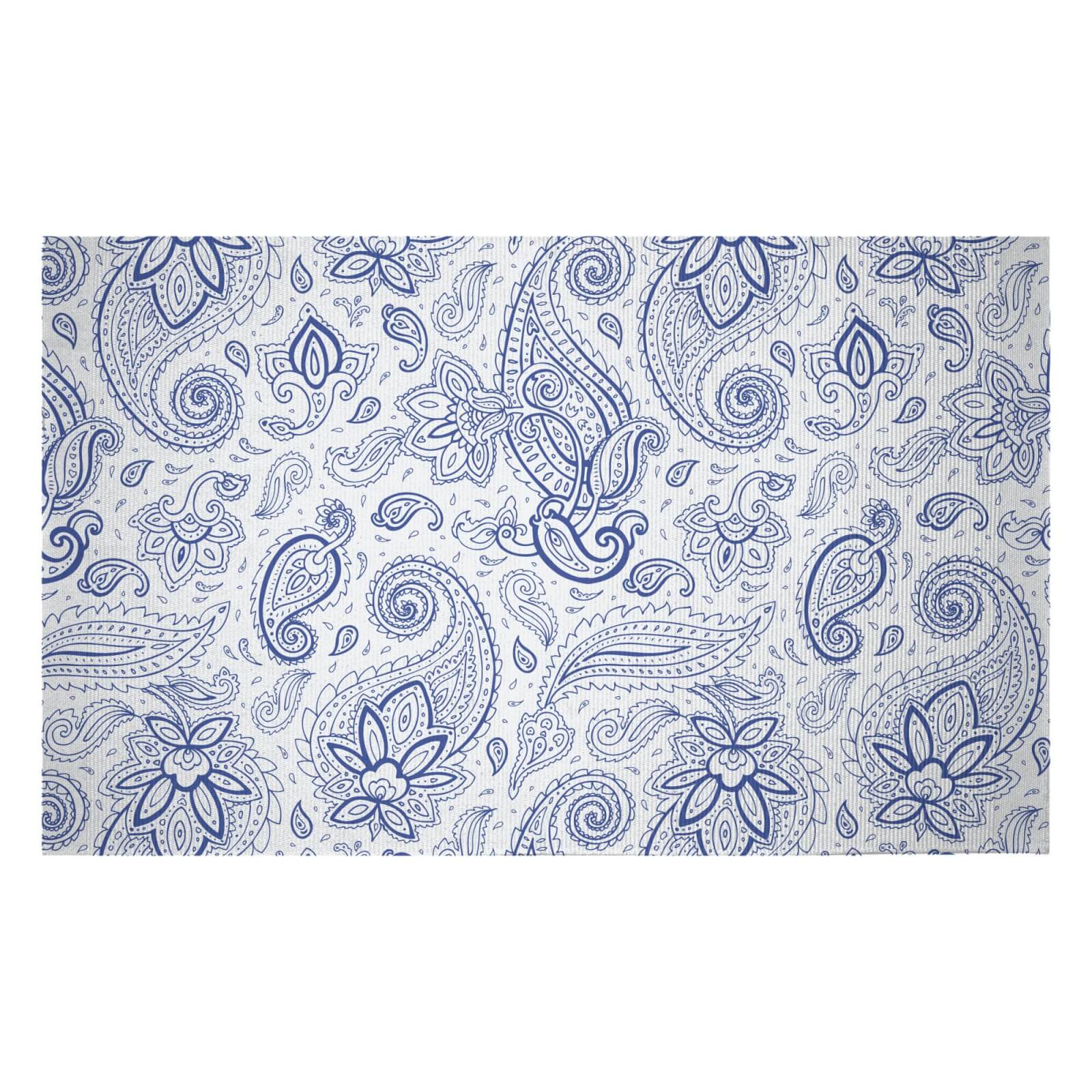Fine Paisley Woven Rug - Small