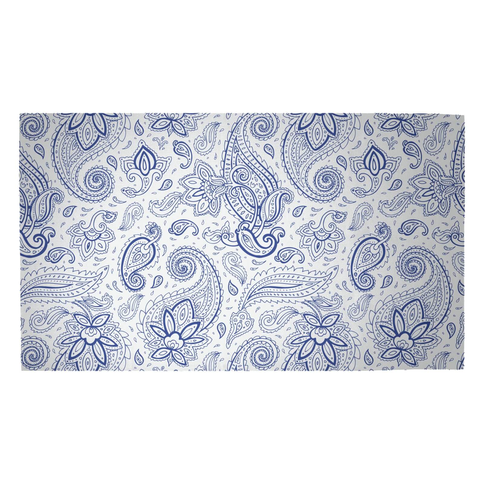 Fine Paisley Woven Rug - Medium