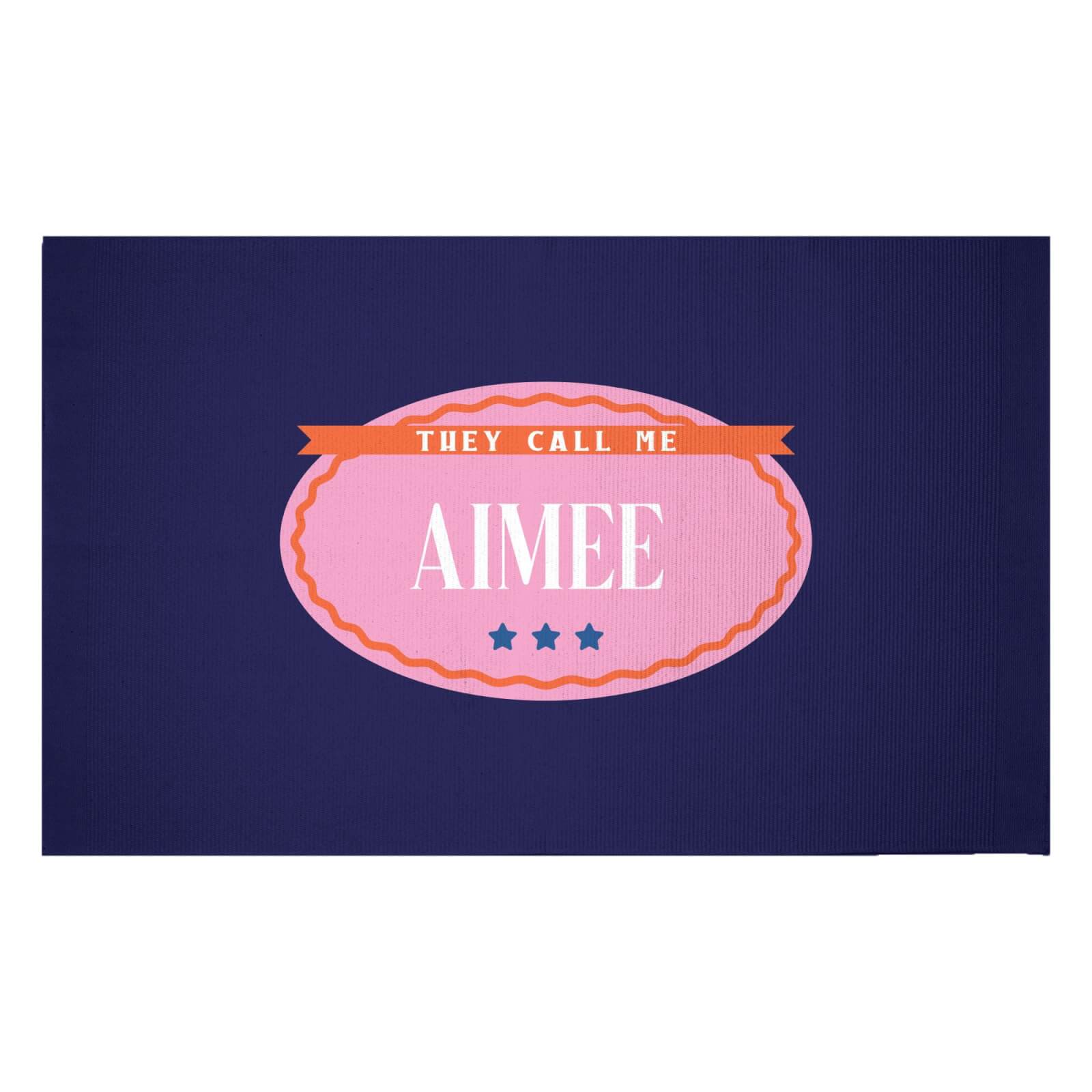 They Call Me Aimee Woven Rug - Small