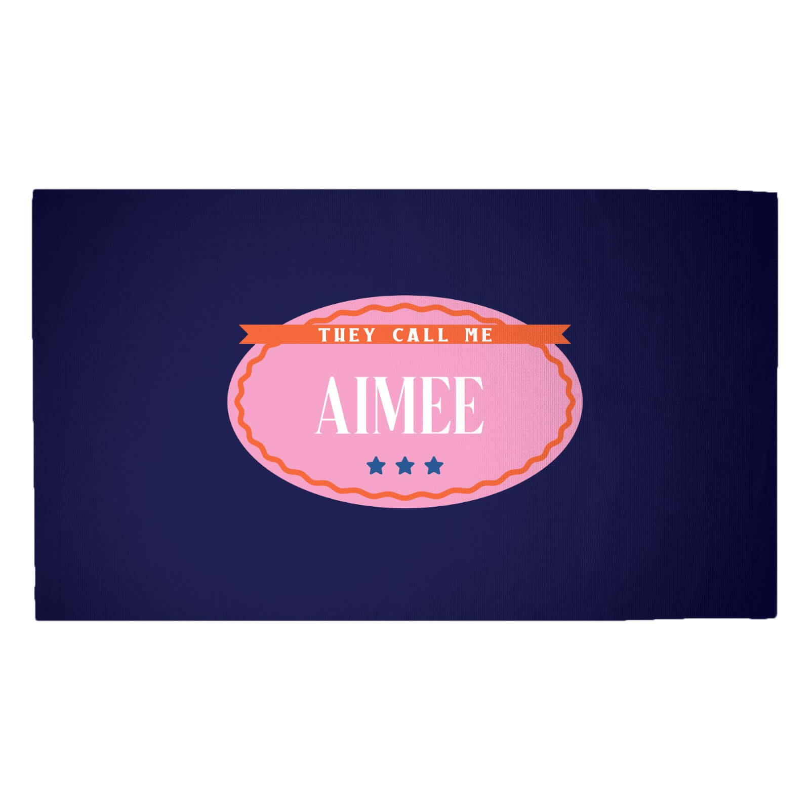 They Call Me Aimee Woven Rug - Medium