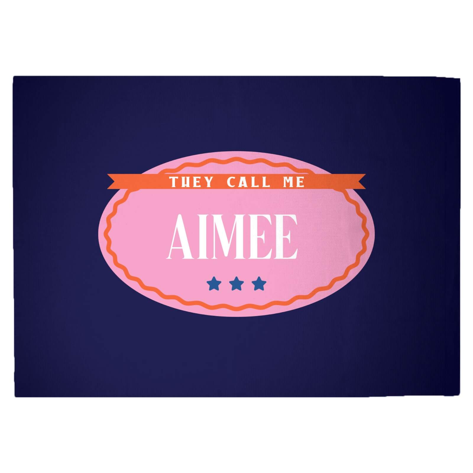 They Call Me Aimee Woven Rug - Large