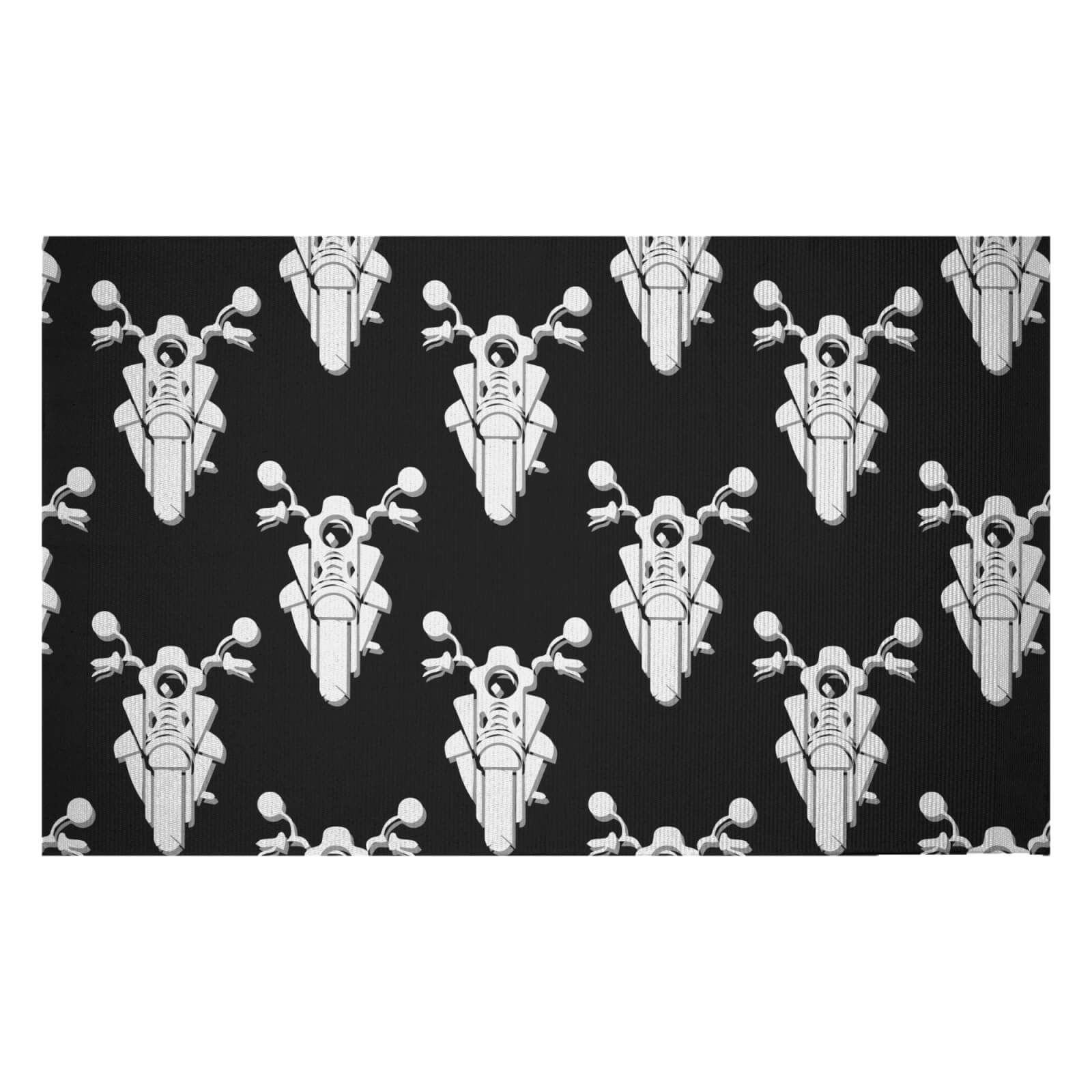 Motorcyle Woven Rug - Small