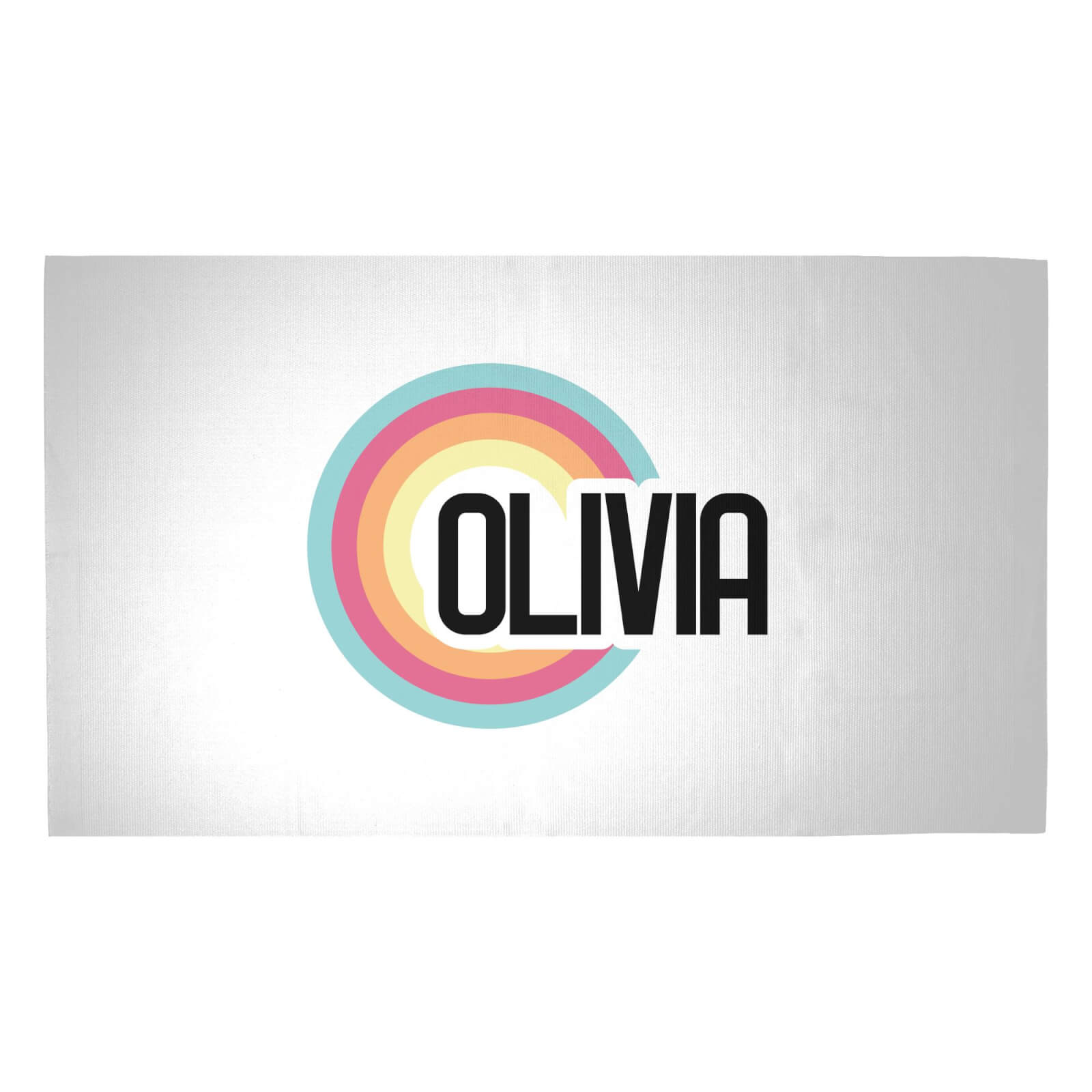 Olivia Rainbow Woven Rug - Medium