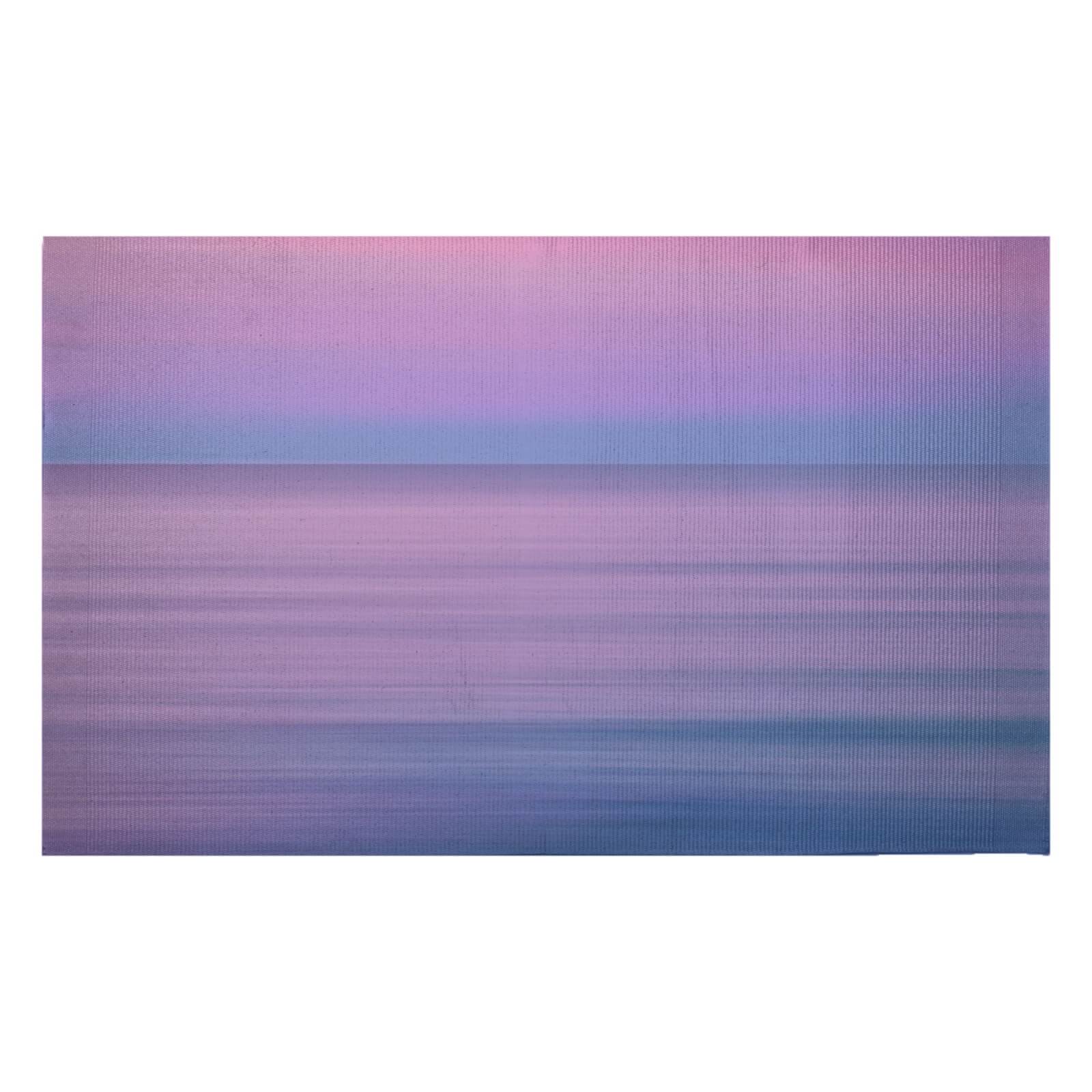 Sunset Purple Tones Woven Rug - Small