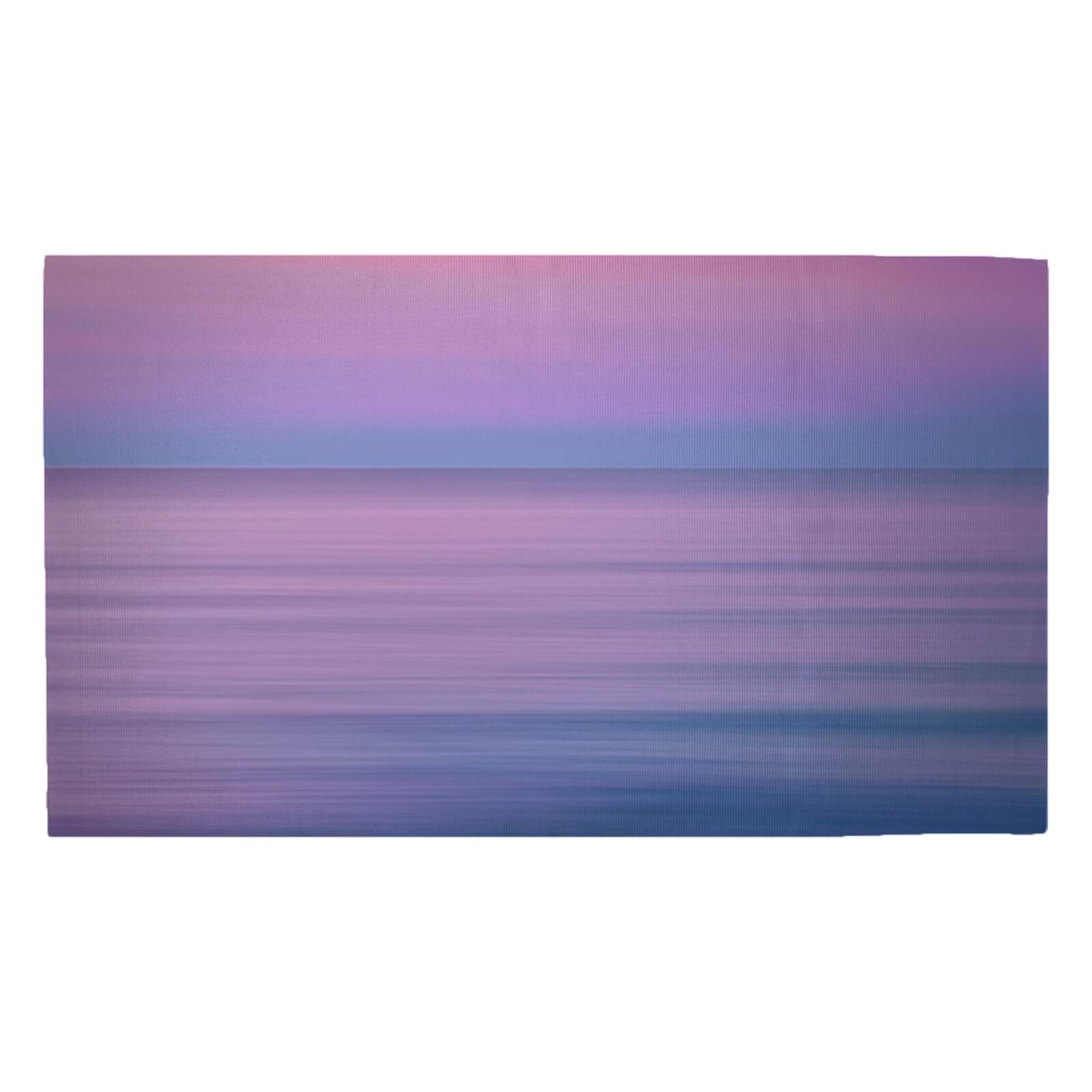 Sunset Purple Tones Woven Rug - Medium