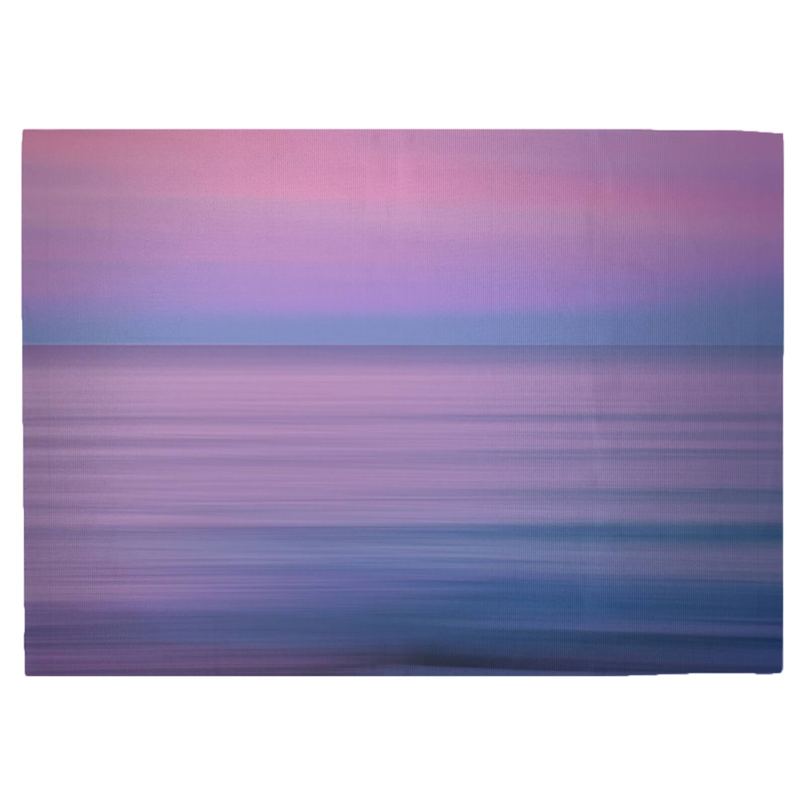 Sunset Purple Tones Woven Rug - Large