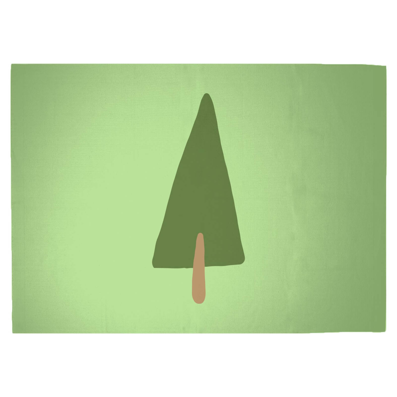 Pine Tree Woven Rug - Large