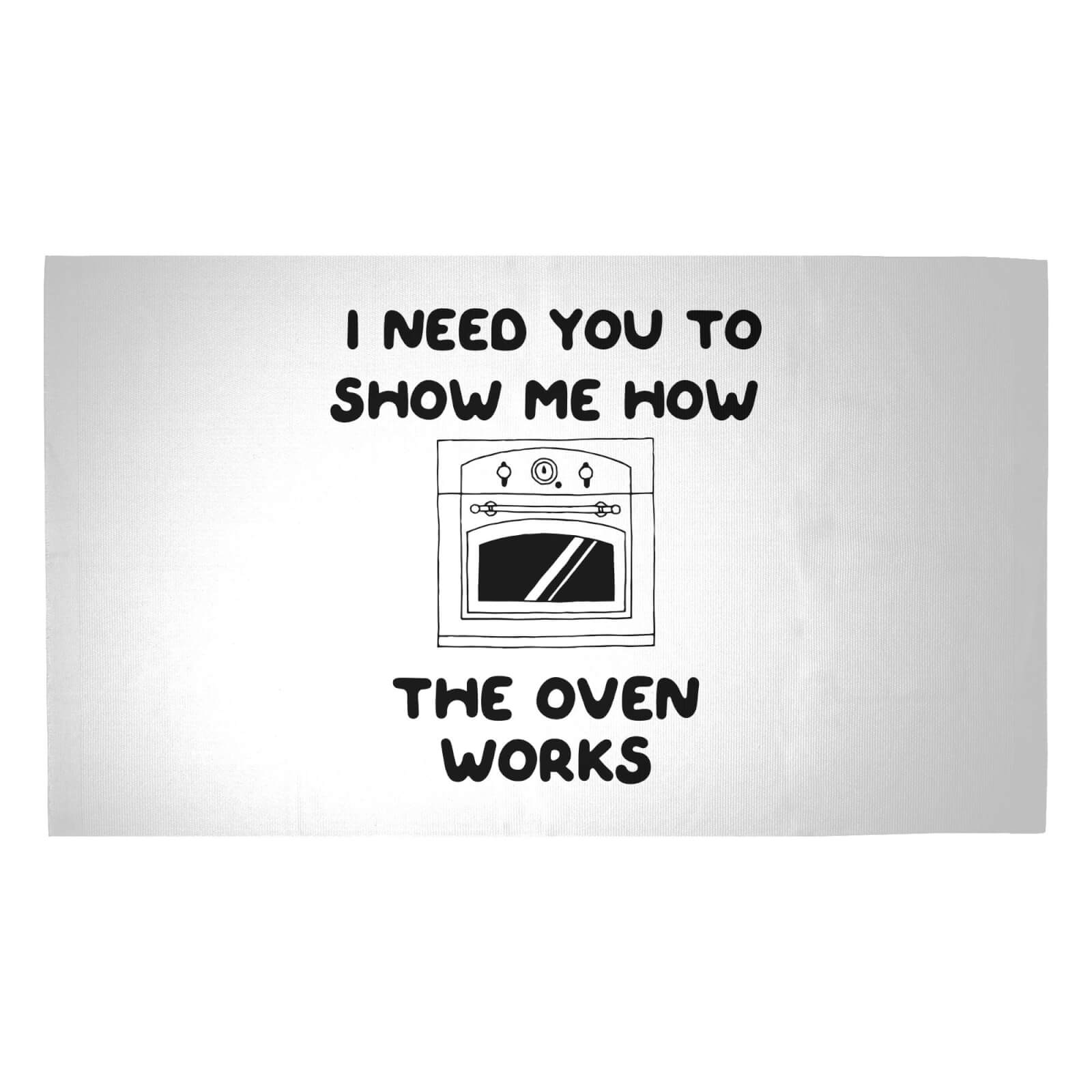 I Need You To Show Me How The Oven Works Woven Rug - Medium