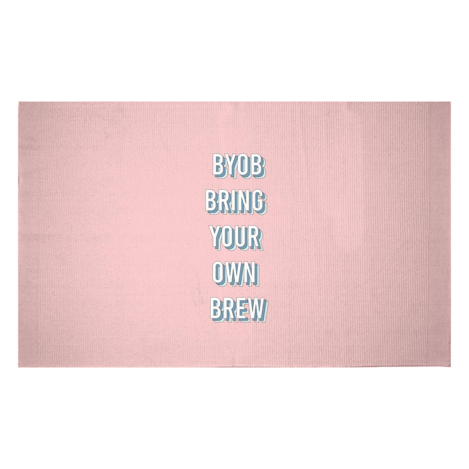BYOB Bring Your Own Brew Woven Rug - Small