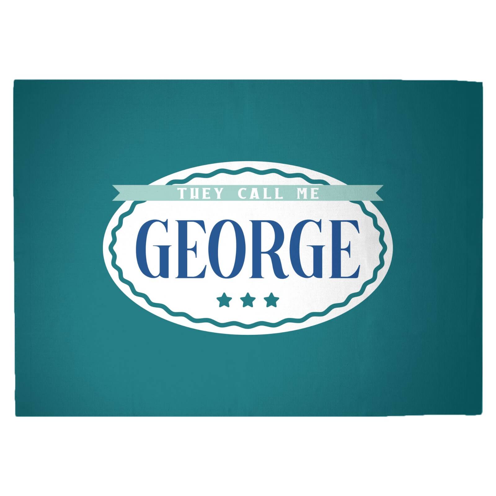 They Call Me George Woven Rug - Large
