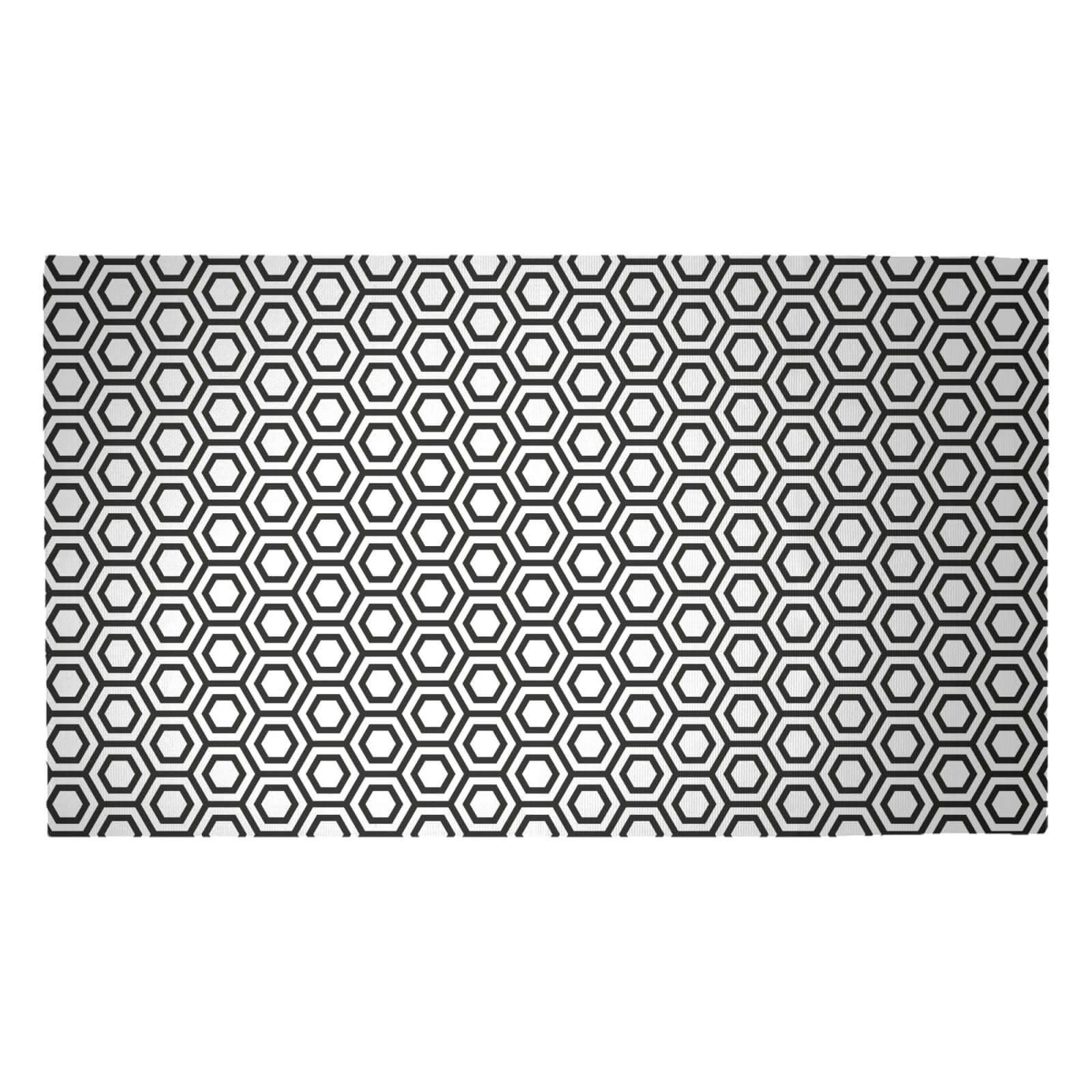 Honeycomb Woven Rug - Medium