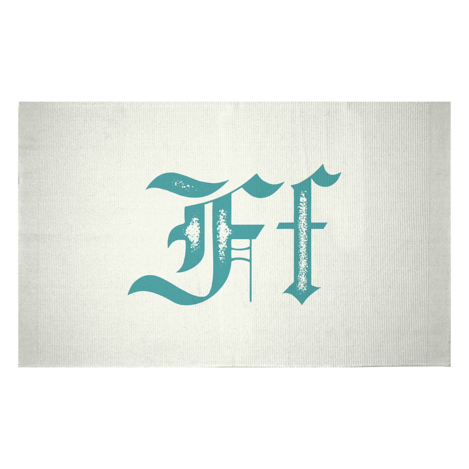 F Woven Rug - Small