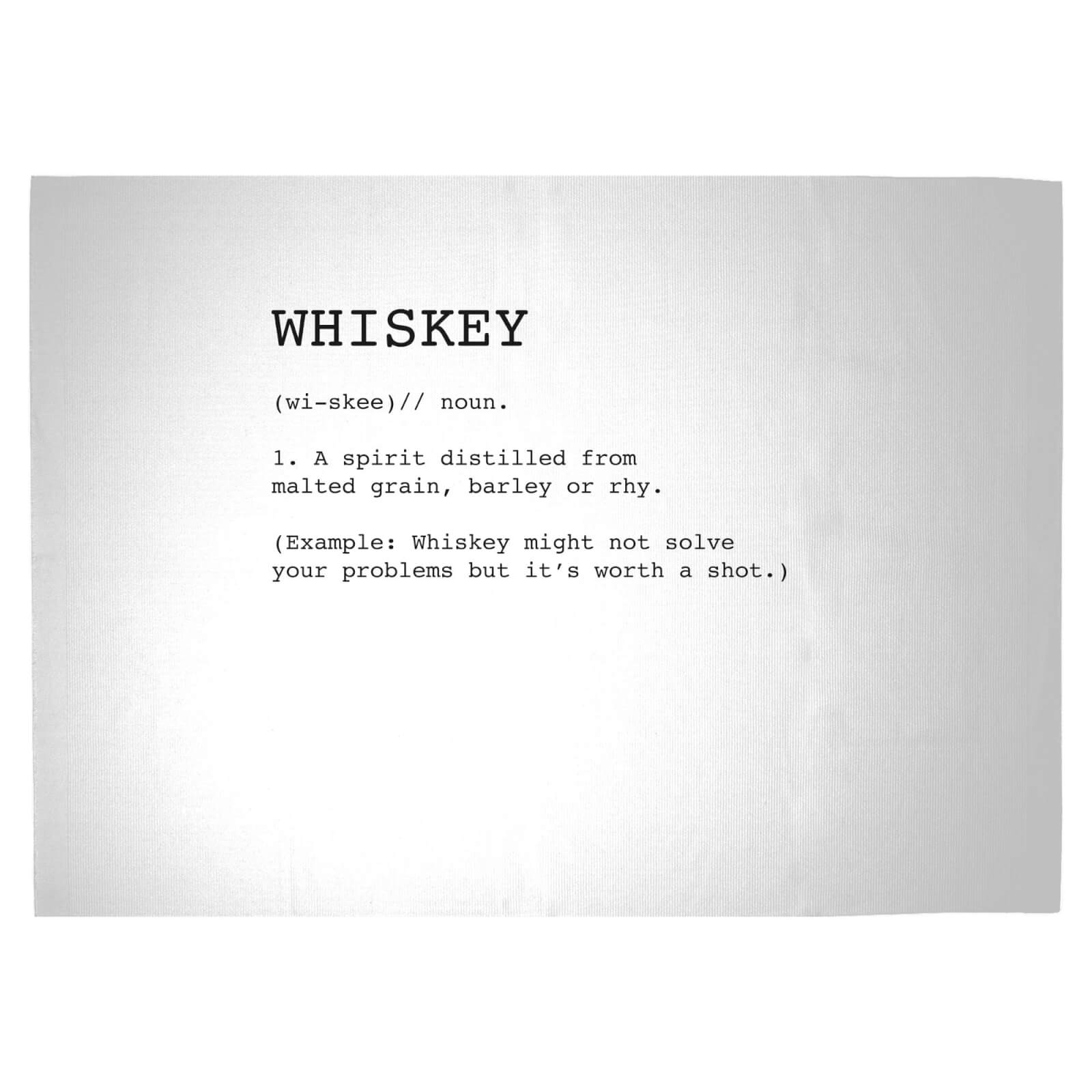 Whiskey Definition Woven Rug - Large